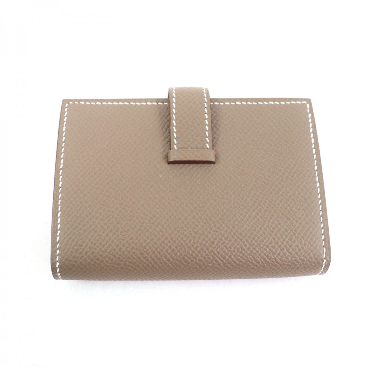Card Case Epsom Bearn Handbag Beige Mini Travel Bag