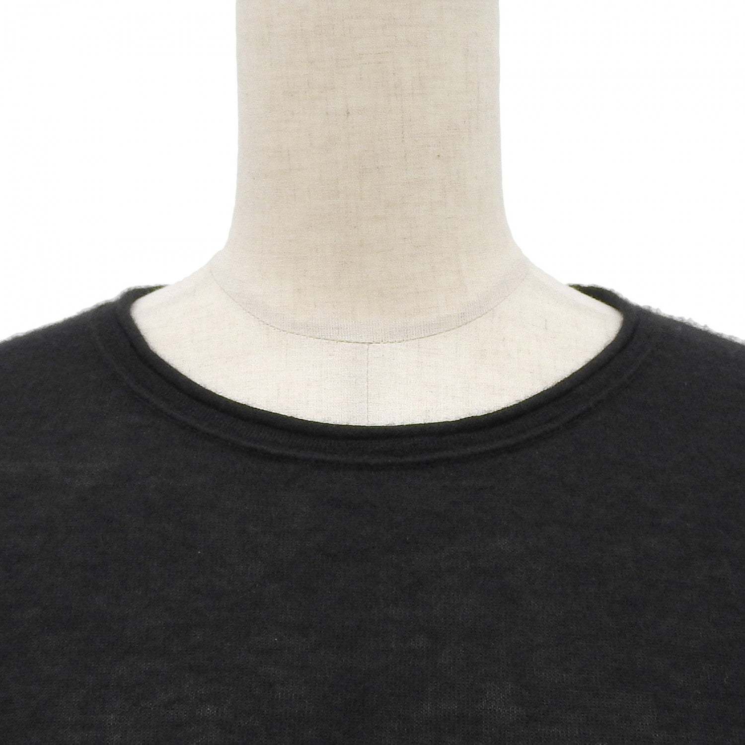 Chanel Short sleeve knit cashmere 38 Black Handbag