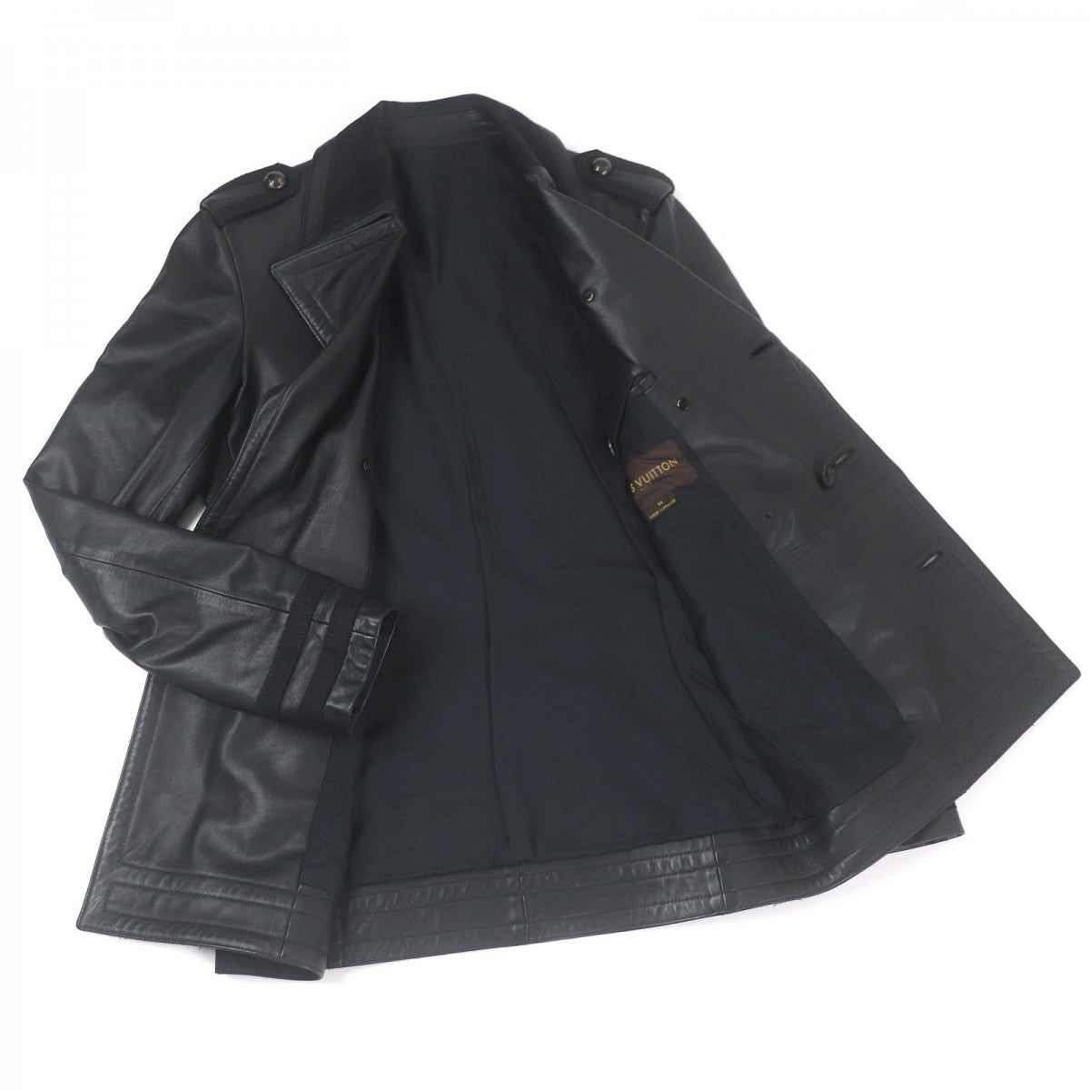 Louis Vuitton Chester coat Cotton Black Apparel