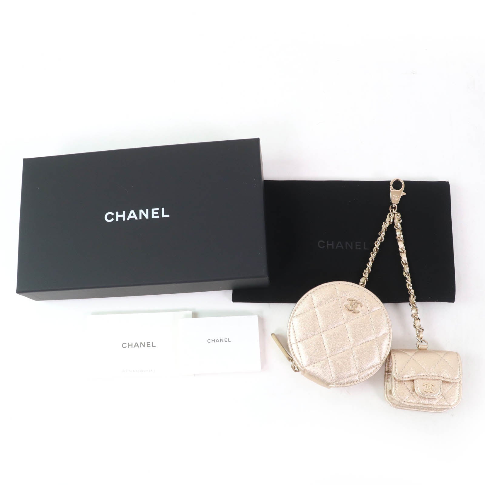 Chanel Matelasse Coin Case Airpods Pro Case Bag