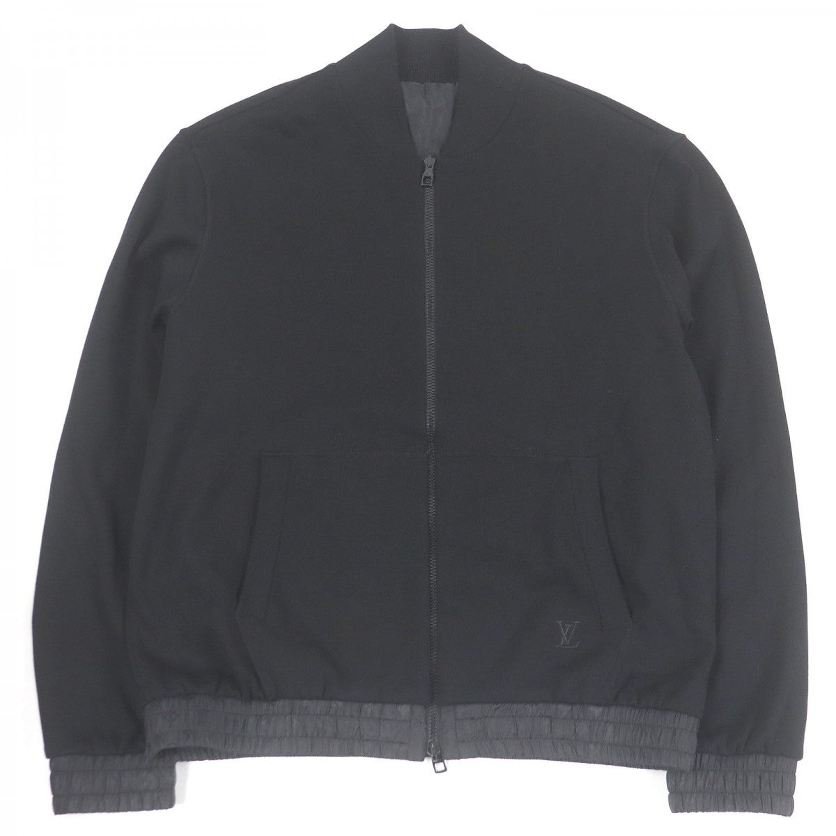 Louis Vuitton Bomber jacket Nylon Cotton Black Apparel