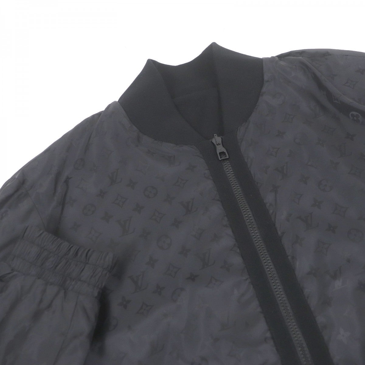 Louis Vuitton Bomber jacket Nylon Cotton Black Apparel