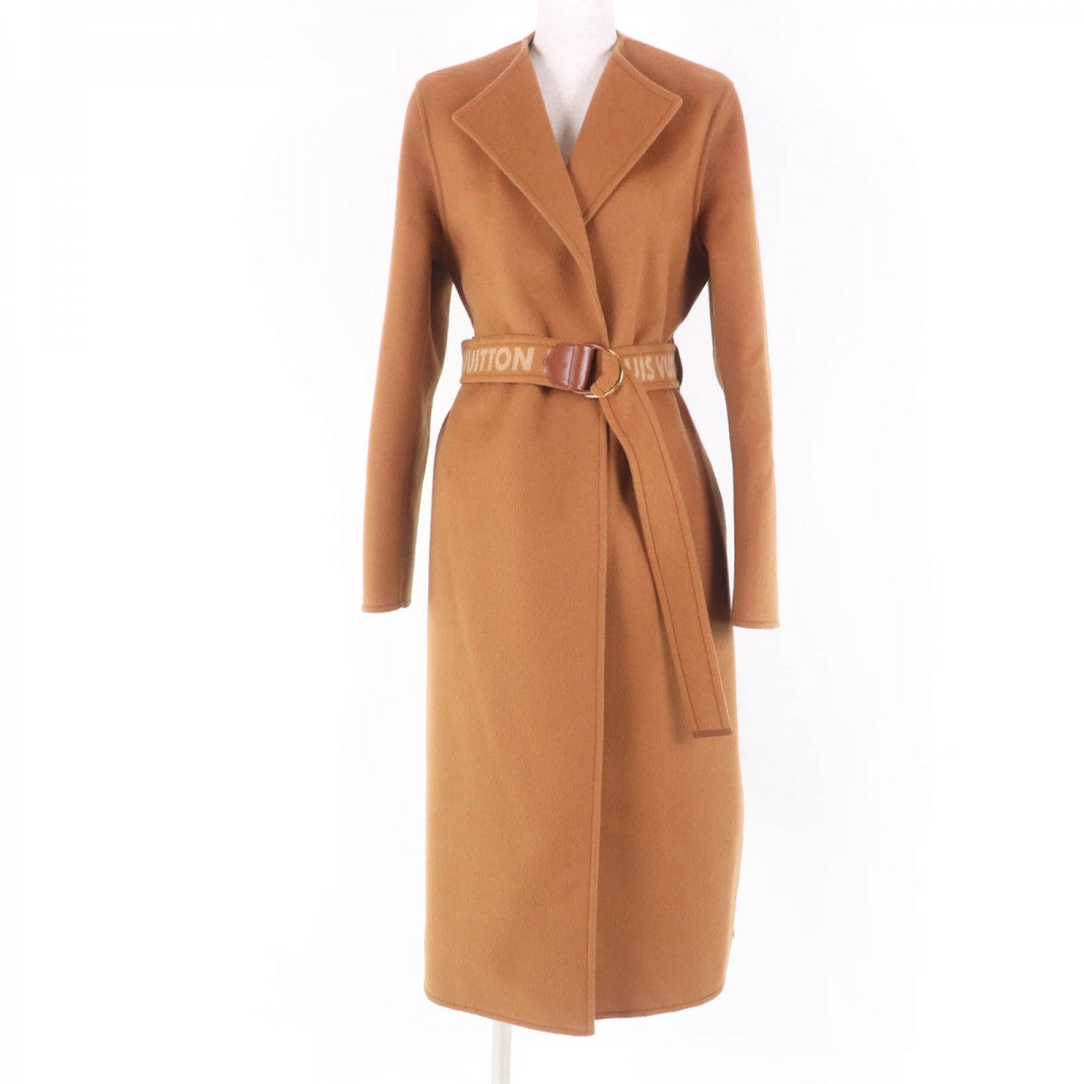 Louis Vuitton coat Part 100 polyester 36 Wool Brown Apparel
