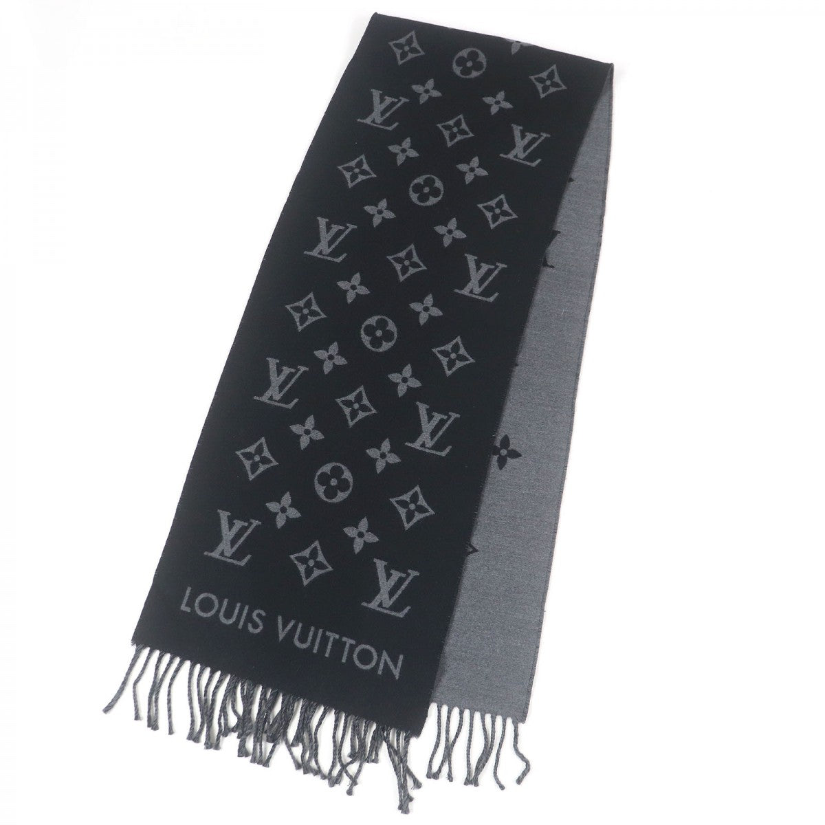Louis Vuitton Scarf M79225 ns Monogram Wool Apparel