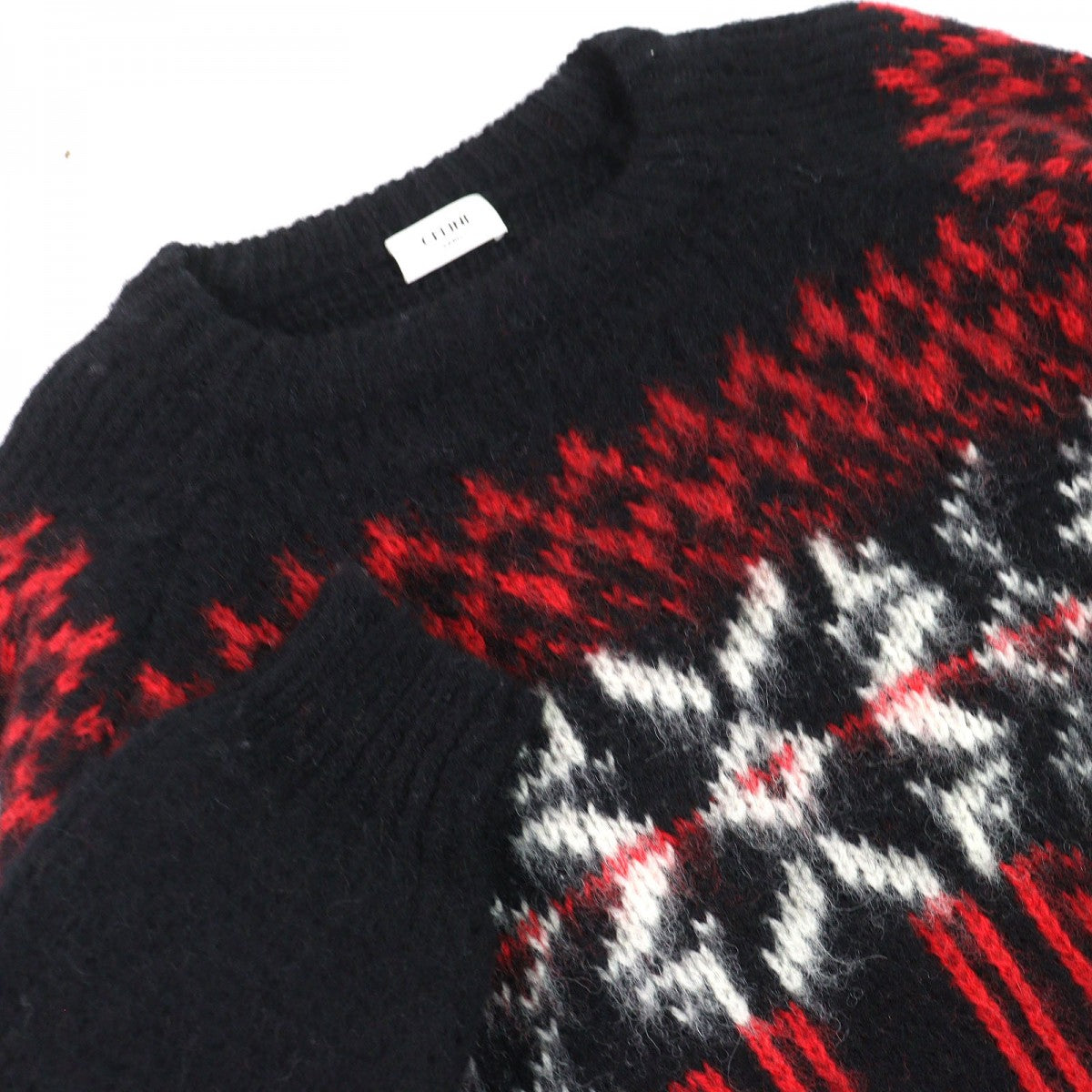 Knit Outer Fabric: Wool Type Mens Xs Black Red Travel Bag