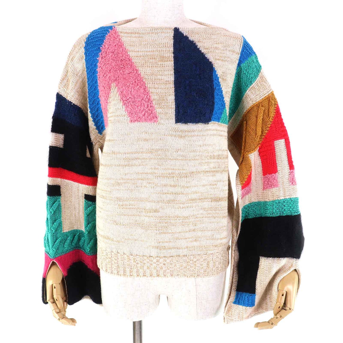 Chanel COCO MarkMetal Glitter Yarn Design cashmere knitwear