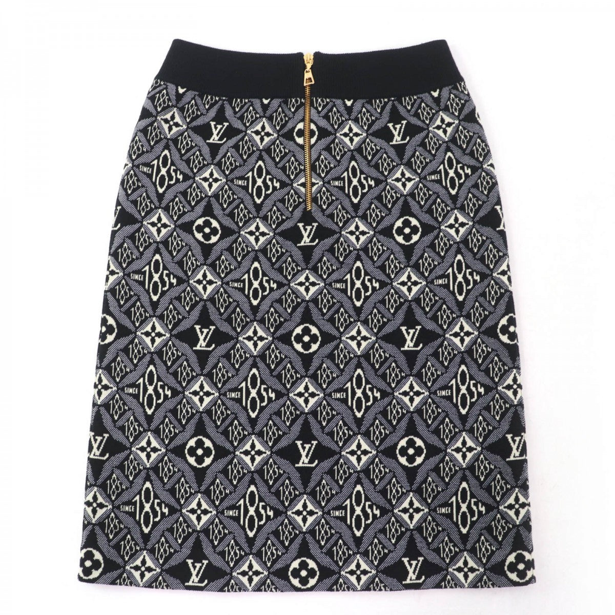 Louis Vuitton Tight 37 1 polyurethane M Nylon Wool Black Apparel