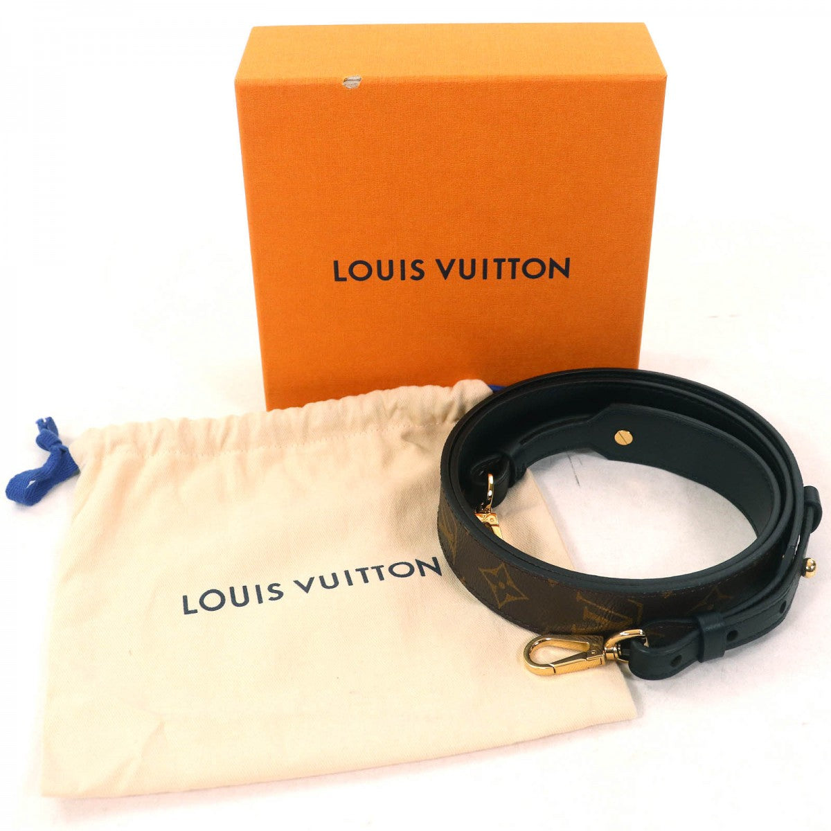 Louis Vuitton strap J02331 Monogram Canvas Brown Shoulder Bag