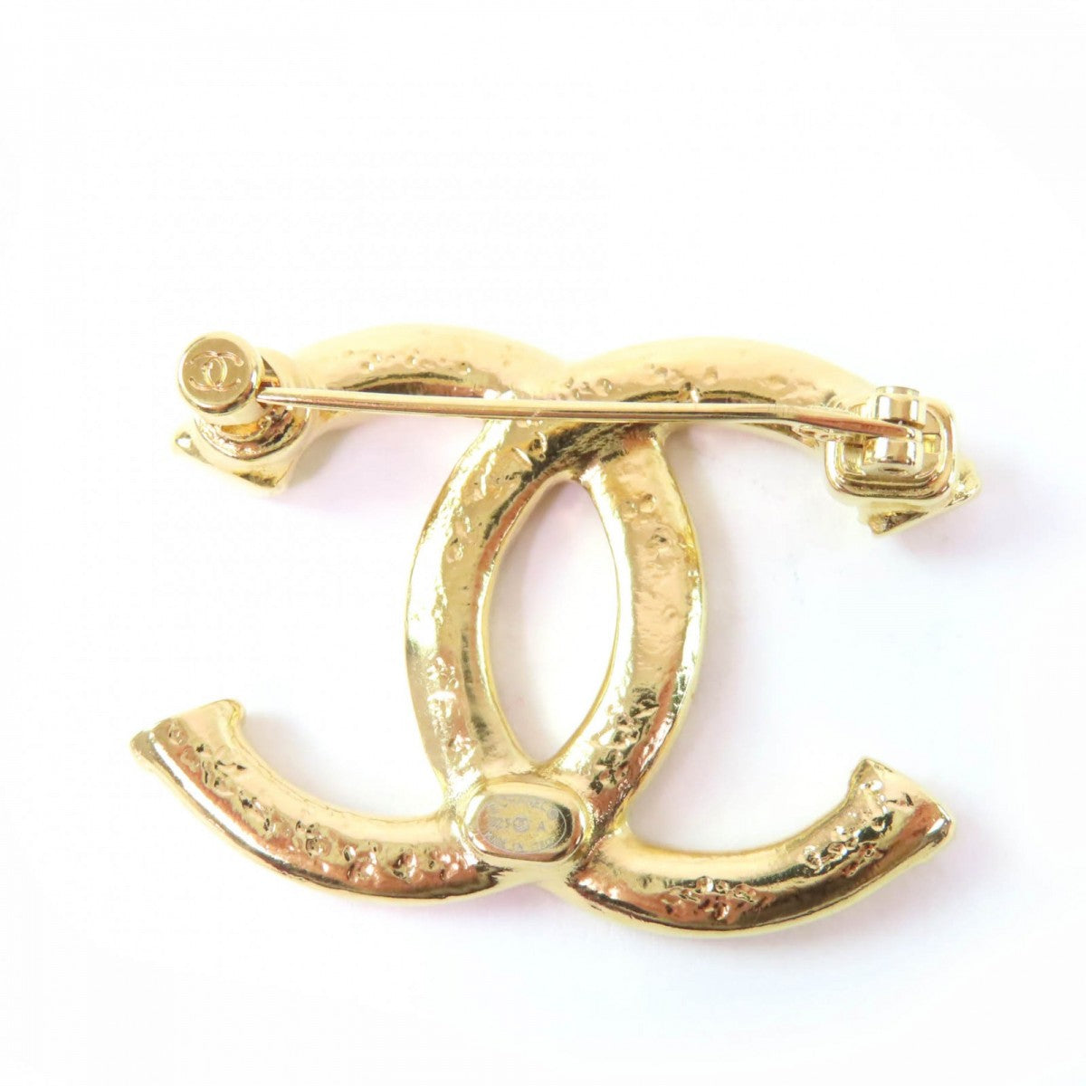 Chanel Brooch ABB103 B23A Plated Gold Handbag
