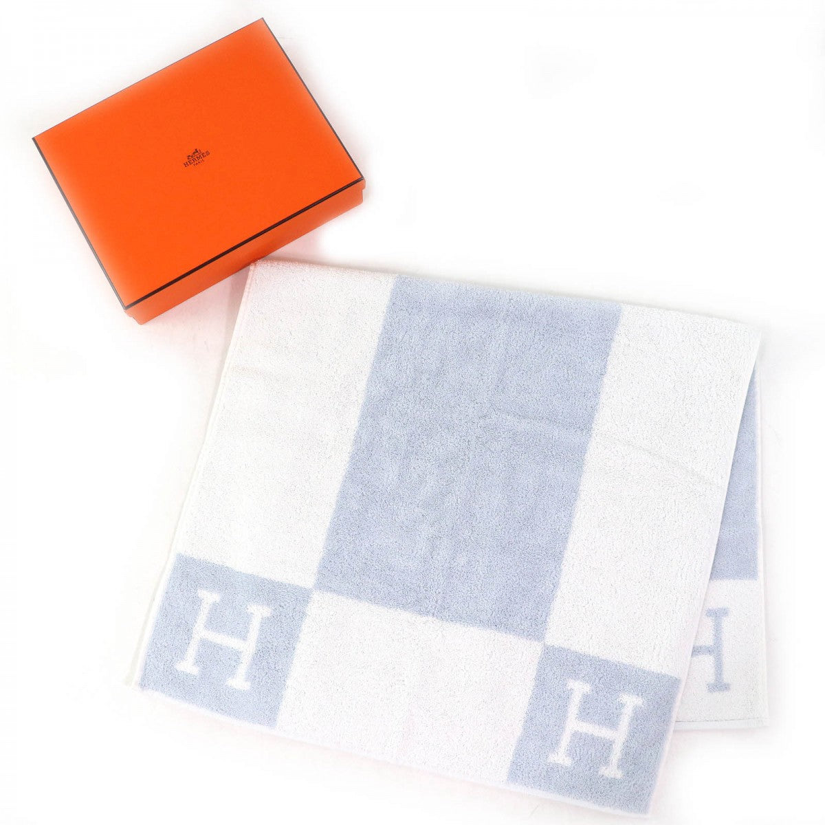 Towel Main: Cotton, Bleu Light Type Avalon Blue Travel Bag