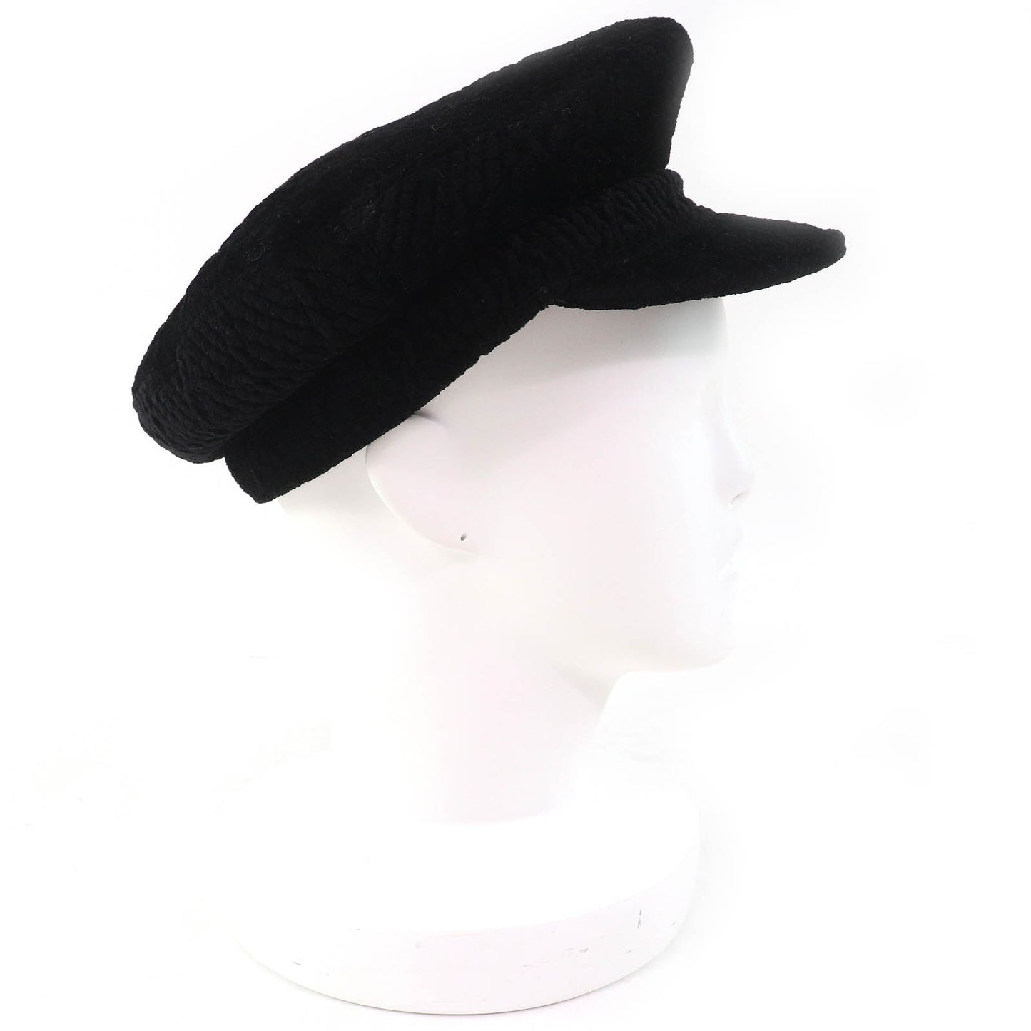 Chanel Casquette Silk Blend Tweed Newsboy Hat