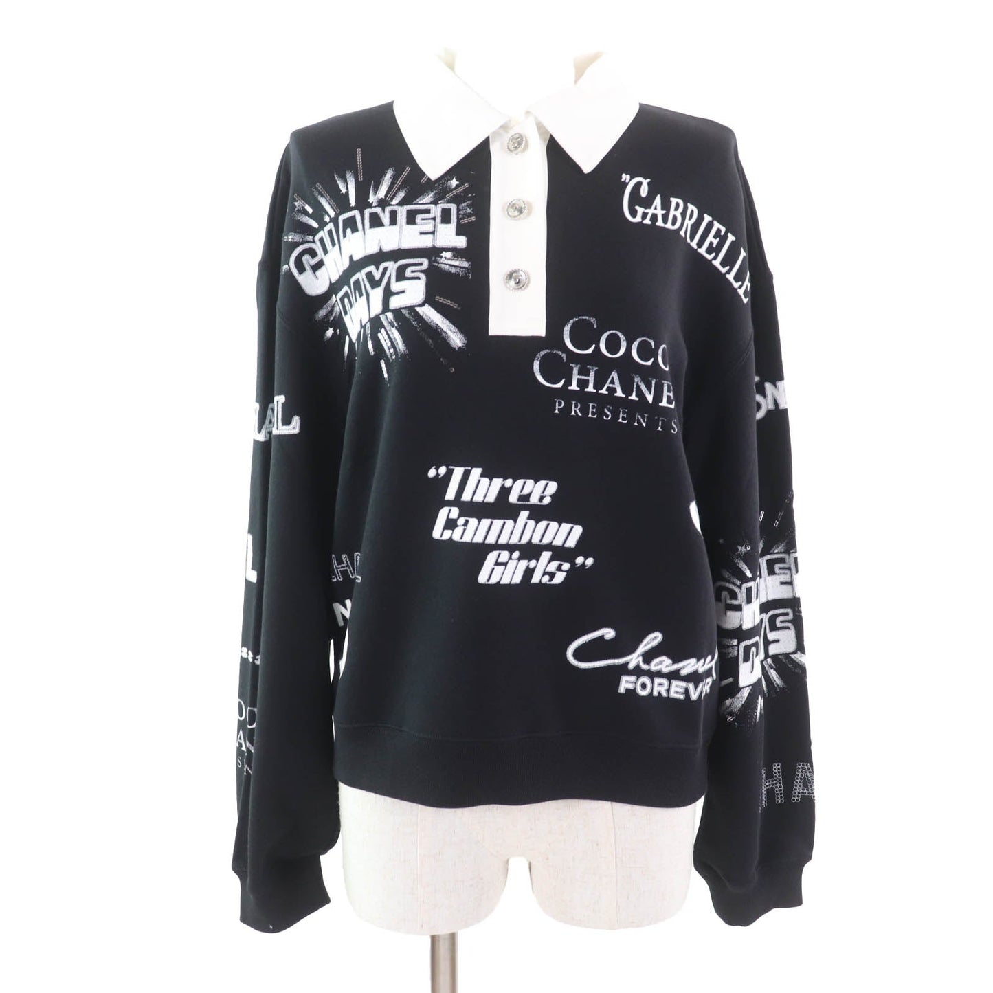 Chanel GABRIELLE COCO No5 Polo Shirt Long Sleeve Top