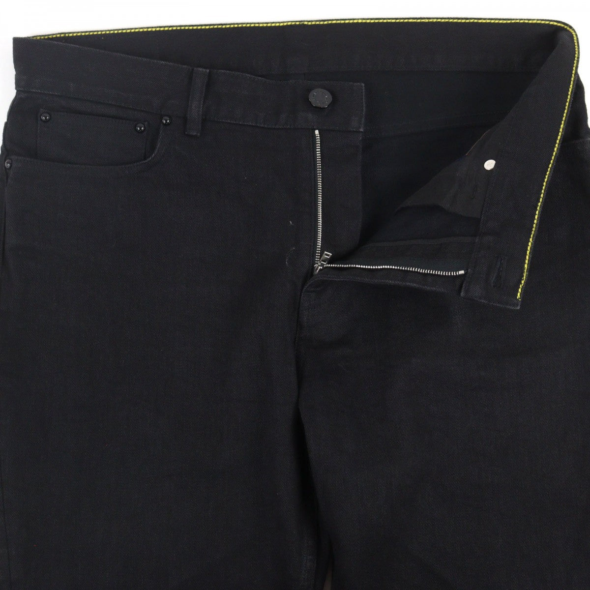 Louis Vuitton HID70W Slim stretch 34 Denim Cotton Black Apparel