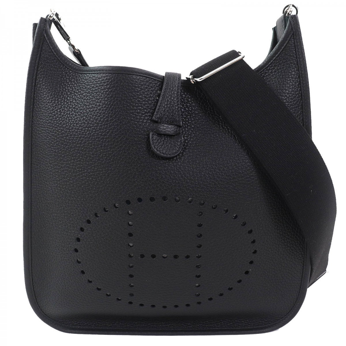 Hermes Shoulder Bag Main Ftaurillon Clemence Evelyn 3Pm Women Black