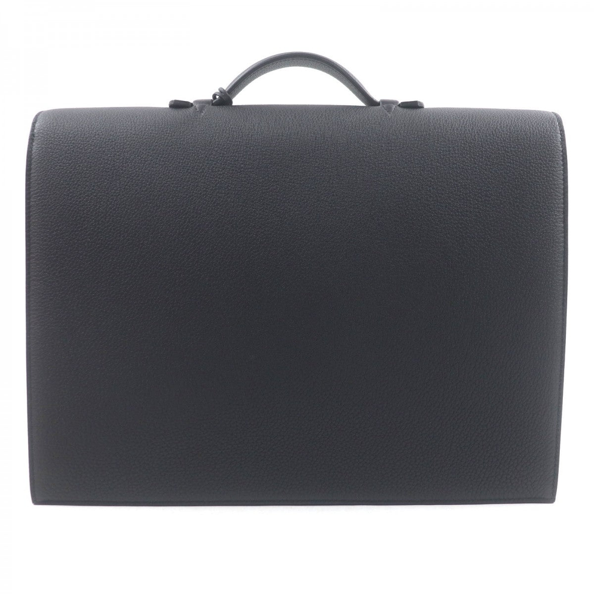 Briefcase Main: Togo Sac Adepeche Mens Handbag Black Travel Bag