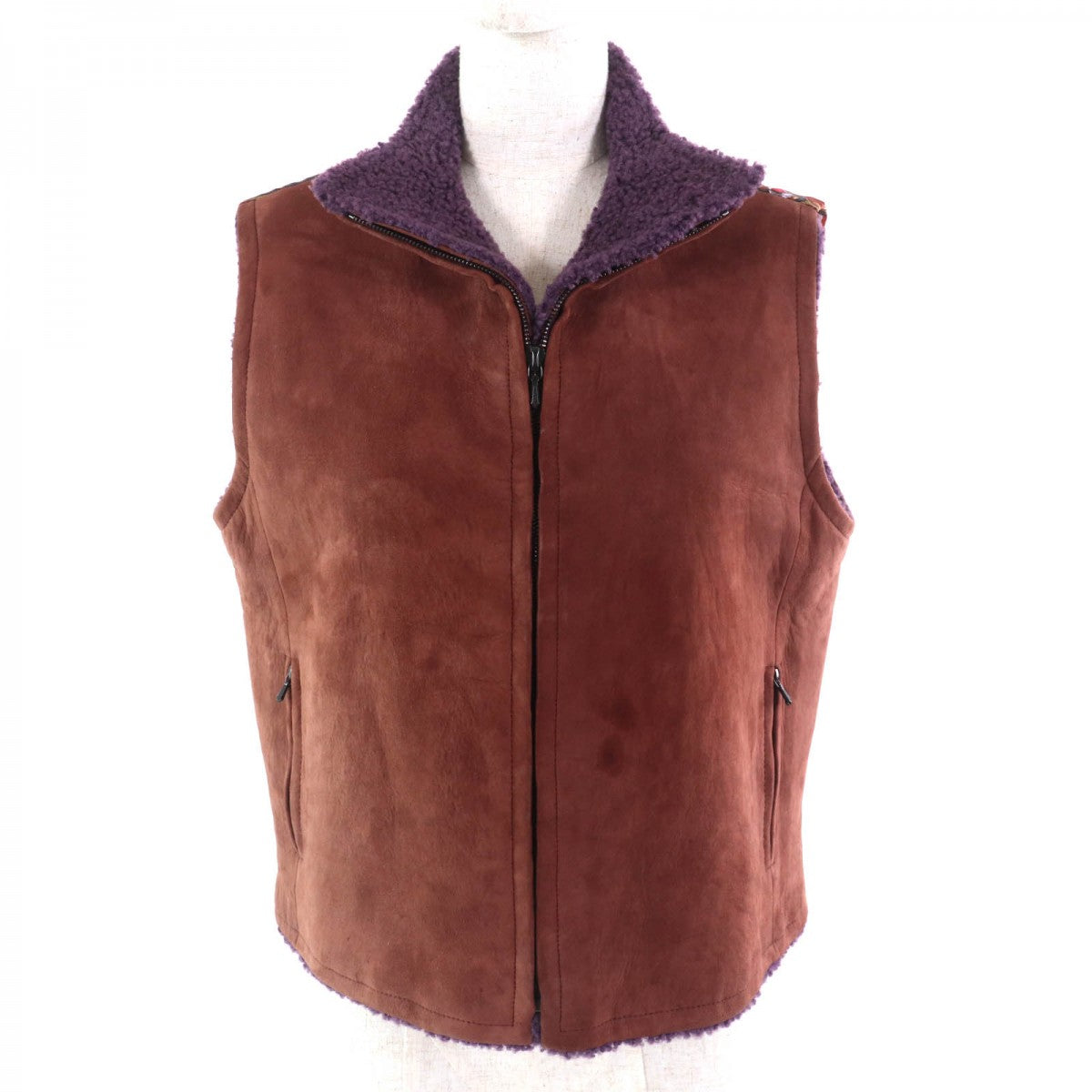 Vest Main: Lambskin, Part: Silk Multicolor Women Brown Travel Bag