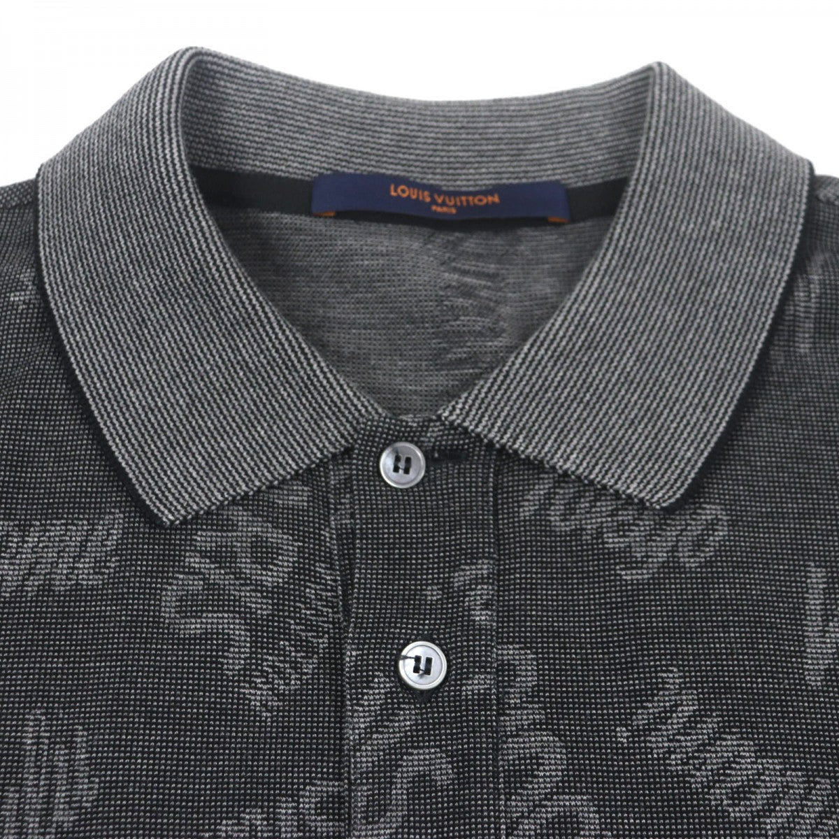Louis Vuitton Short sleeve polo shirt M Cotton Black Apparel