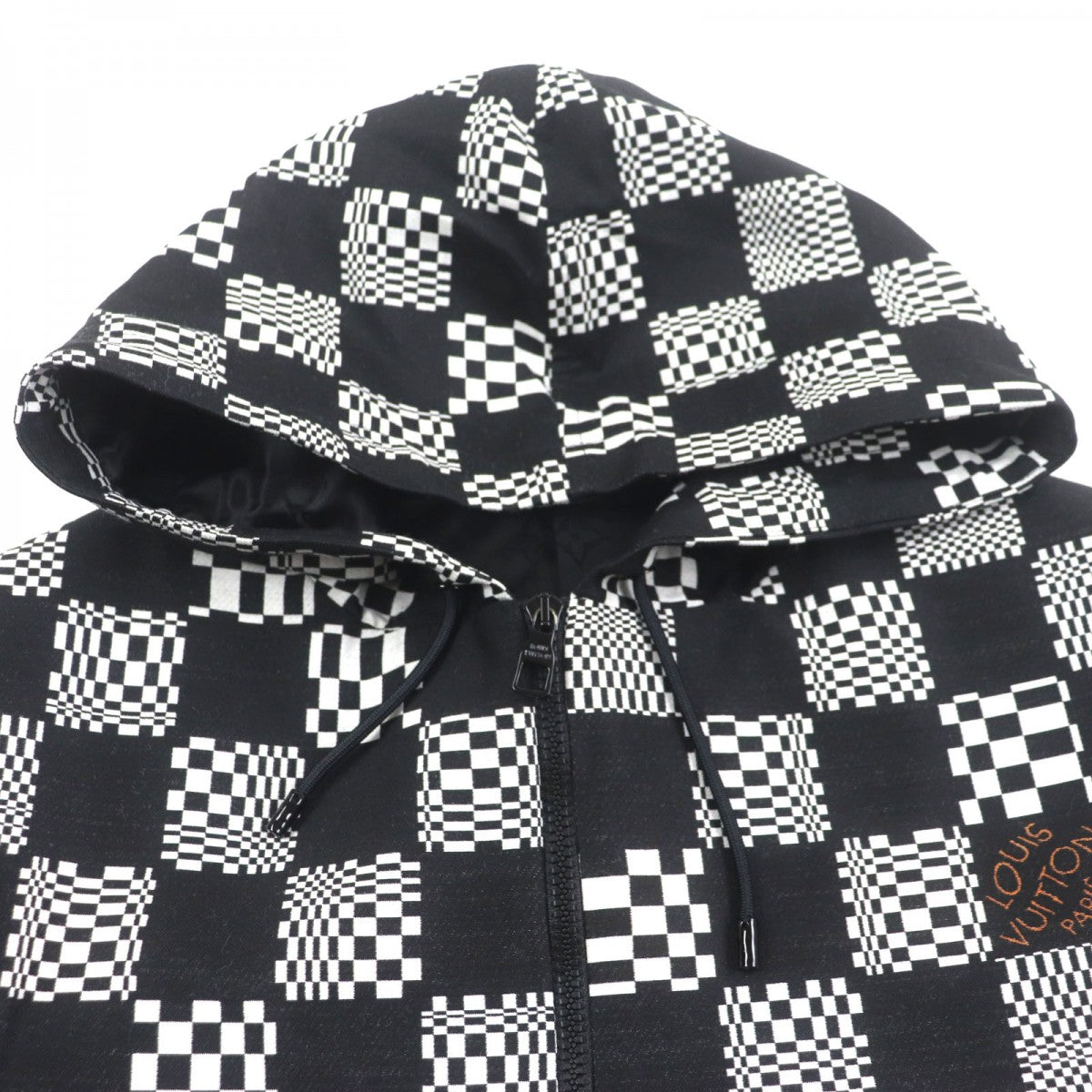 Louis Vuitton Jacket HKB90W Wool Black White Apparel