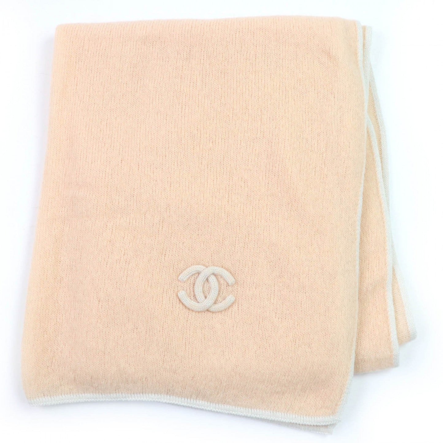 Chanel Other accessories cashmere Pink Beige Handbag