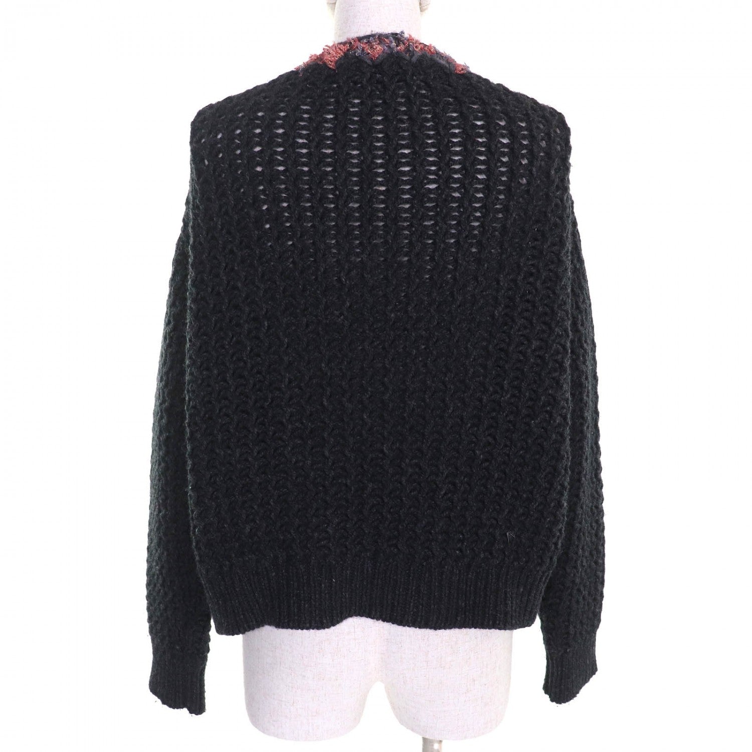 Chanel cardigan cashmere Dark type 34 36 Pink Gray Handbag