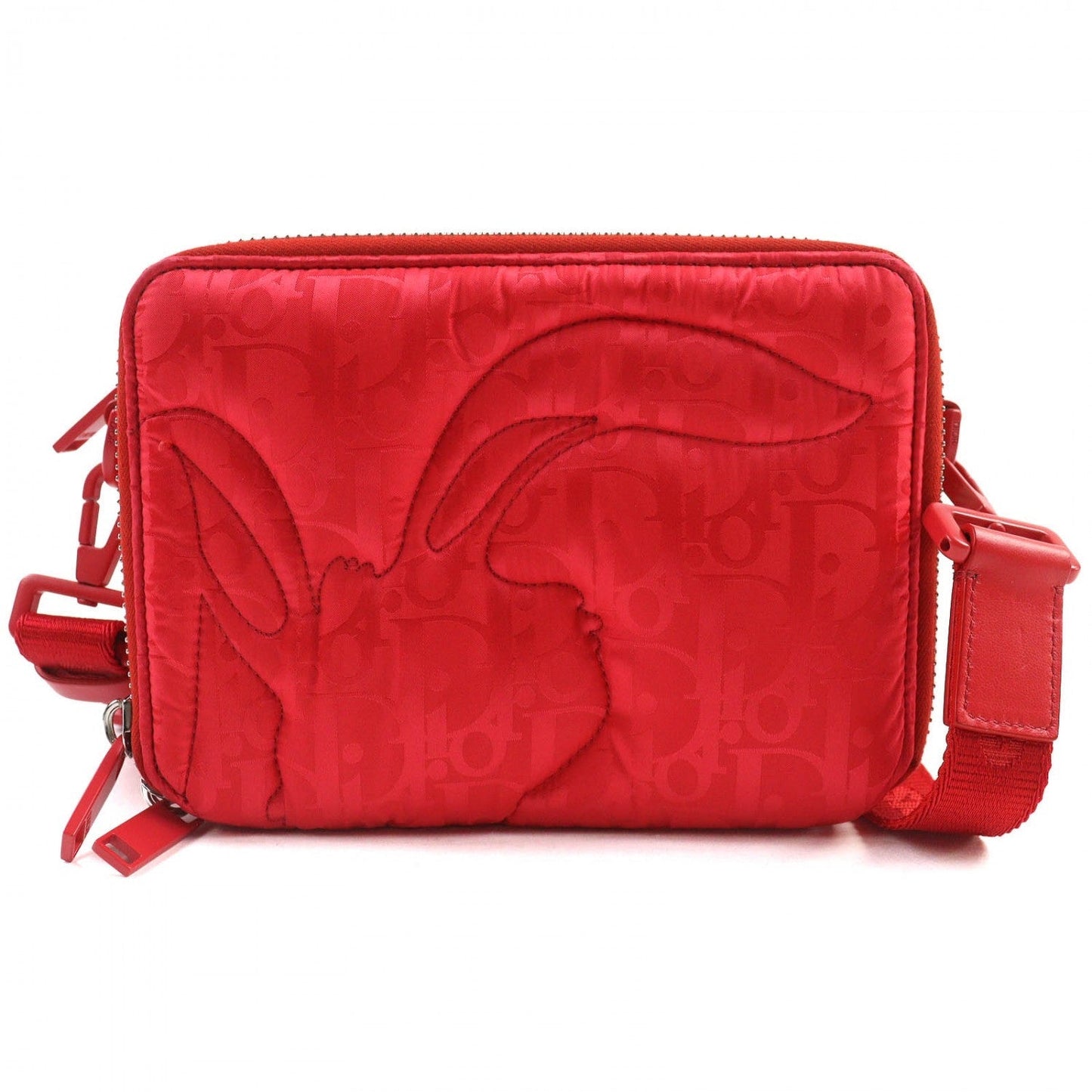 Dior Shoulder Bag Leather Red
