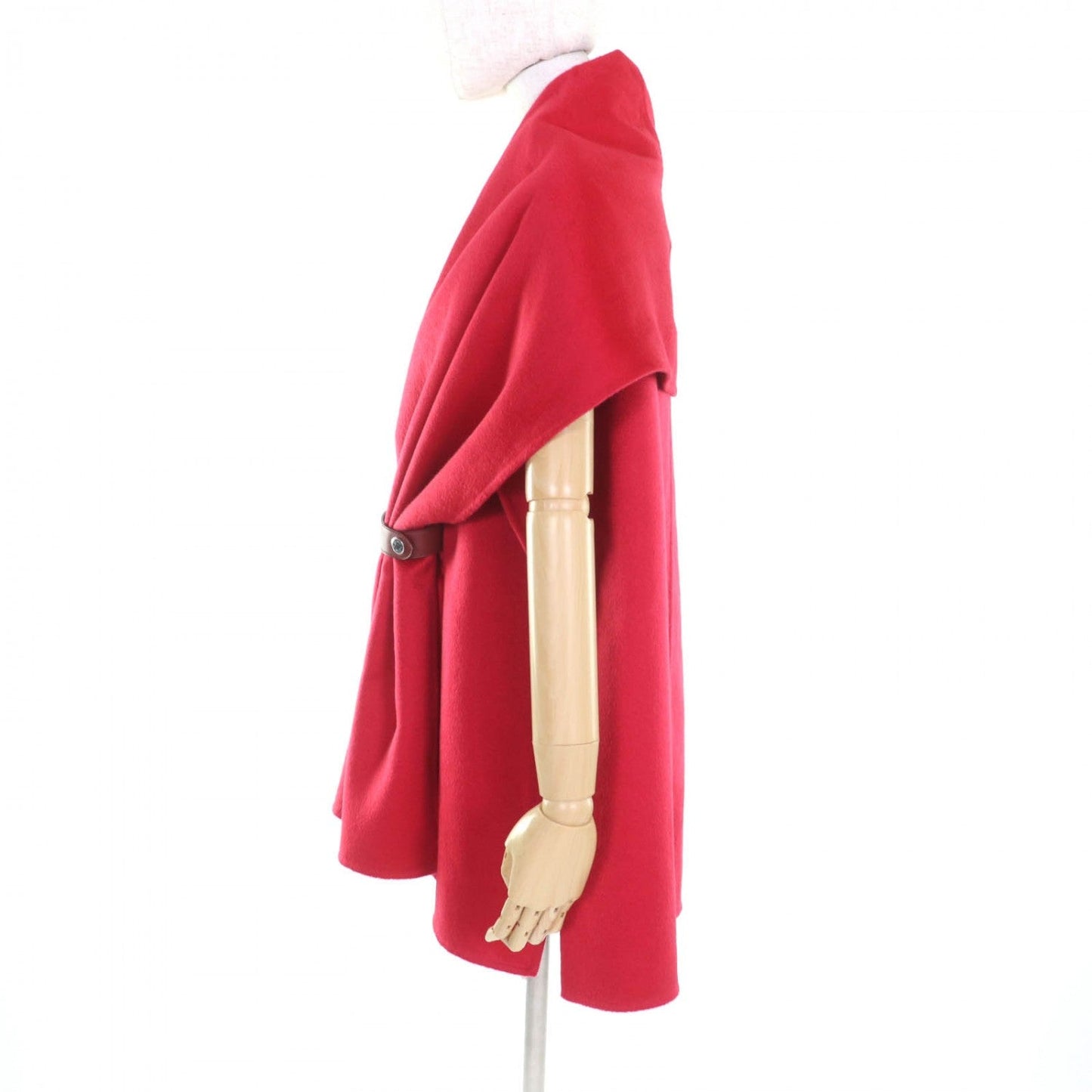 Poncho Cashmere Handbag Red Travel Bag