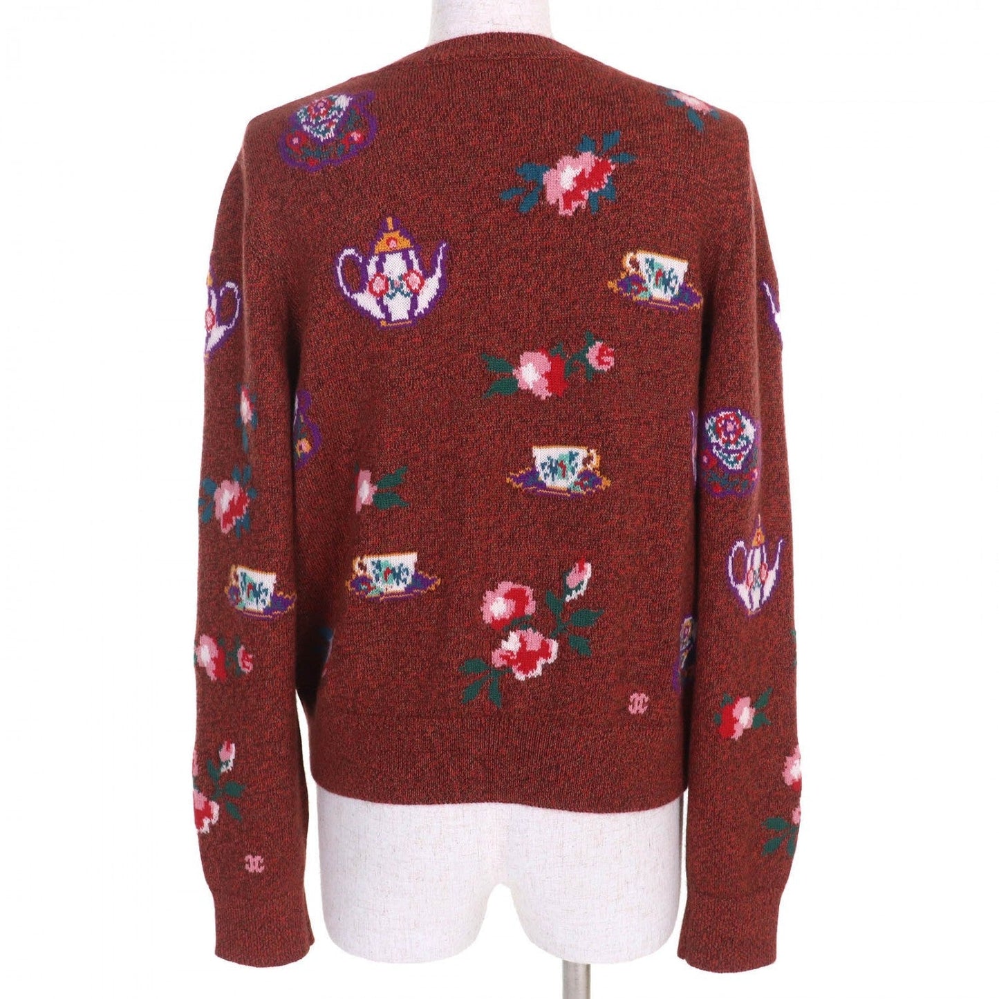 Chanel cardigan cashmere 42 Multicolor Brown Handbag