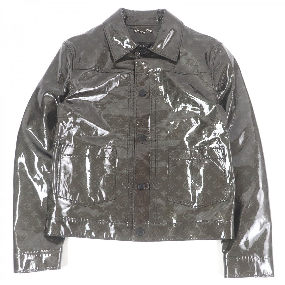 Louis Vuitton Jacket Cowhide 50 Brown Apparel