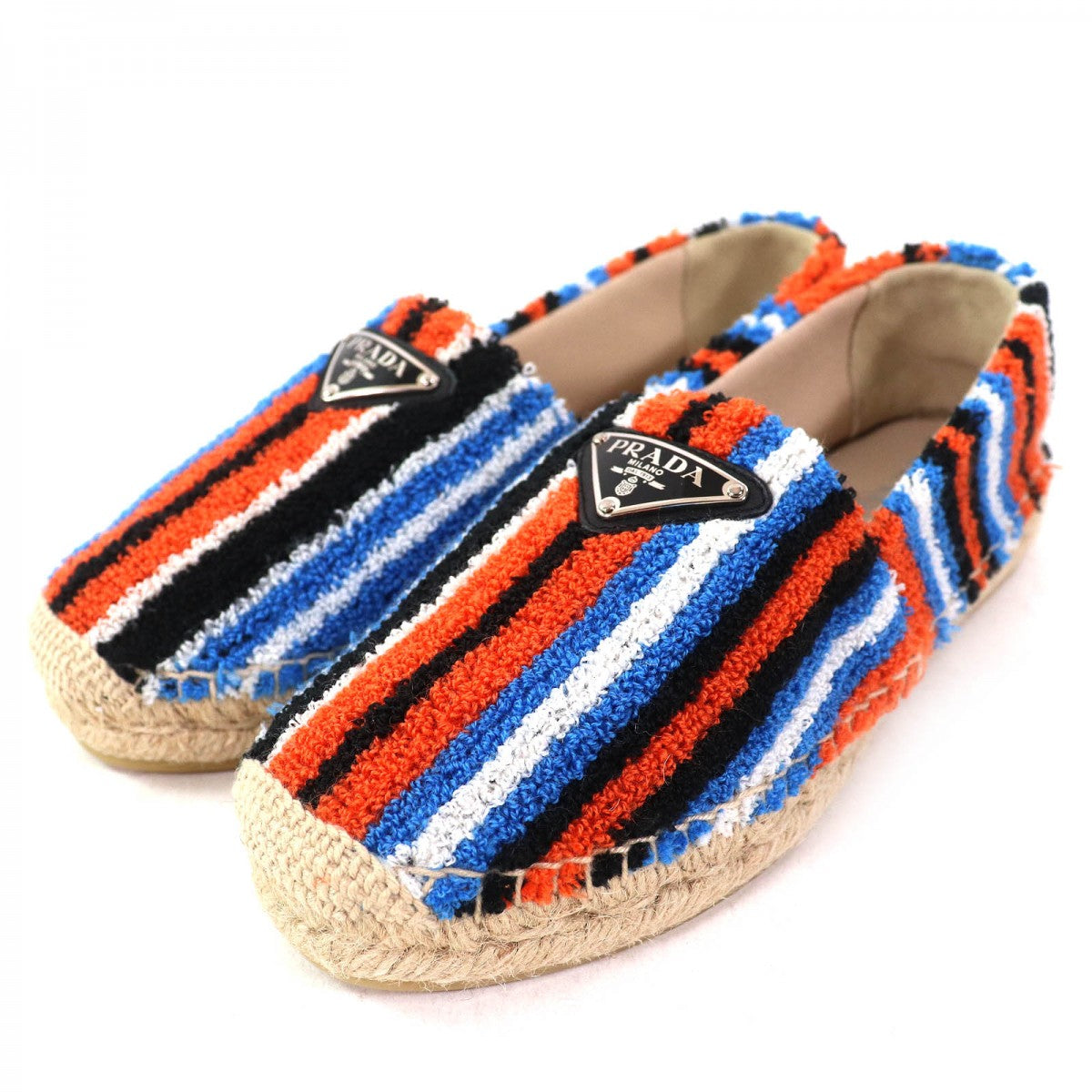 Slip On Fabric Multicolor Terry Cloth Handbag Travel Bag