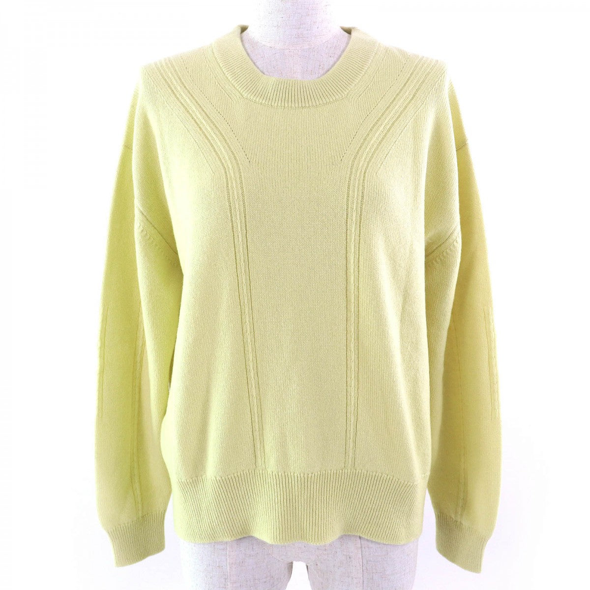 Knit Cashmere Yellow Type Handbag Travel Bag