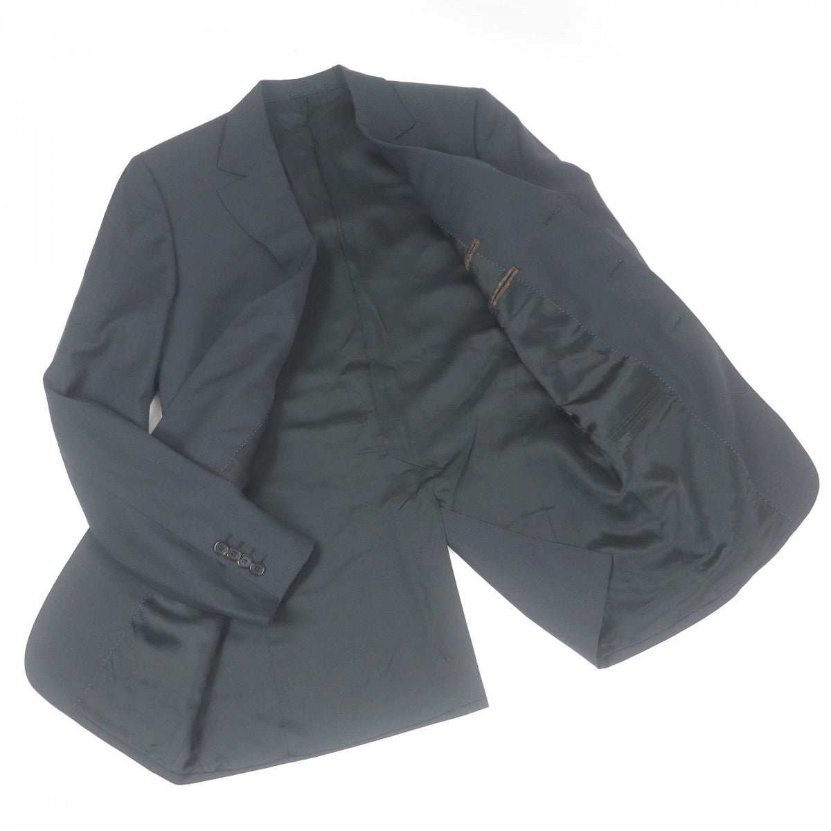 Louis Vuitton suit Dark 46 Wool Gray Apparel