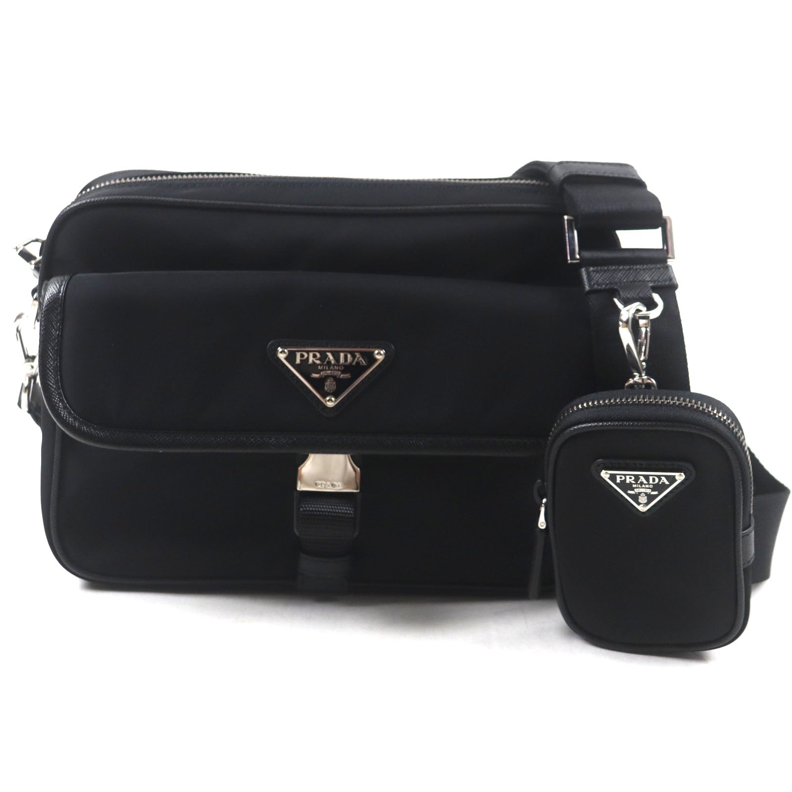 Prada 2Vh133 Shoulder Bag Nylon