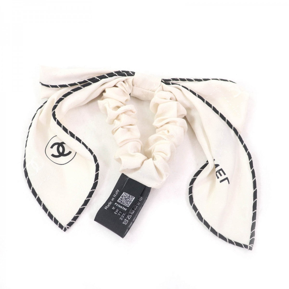 Chanel hair silk off White Handbag