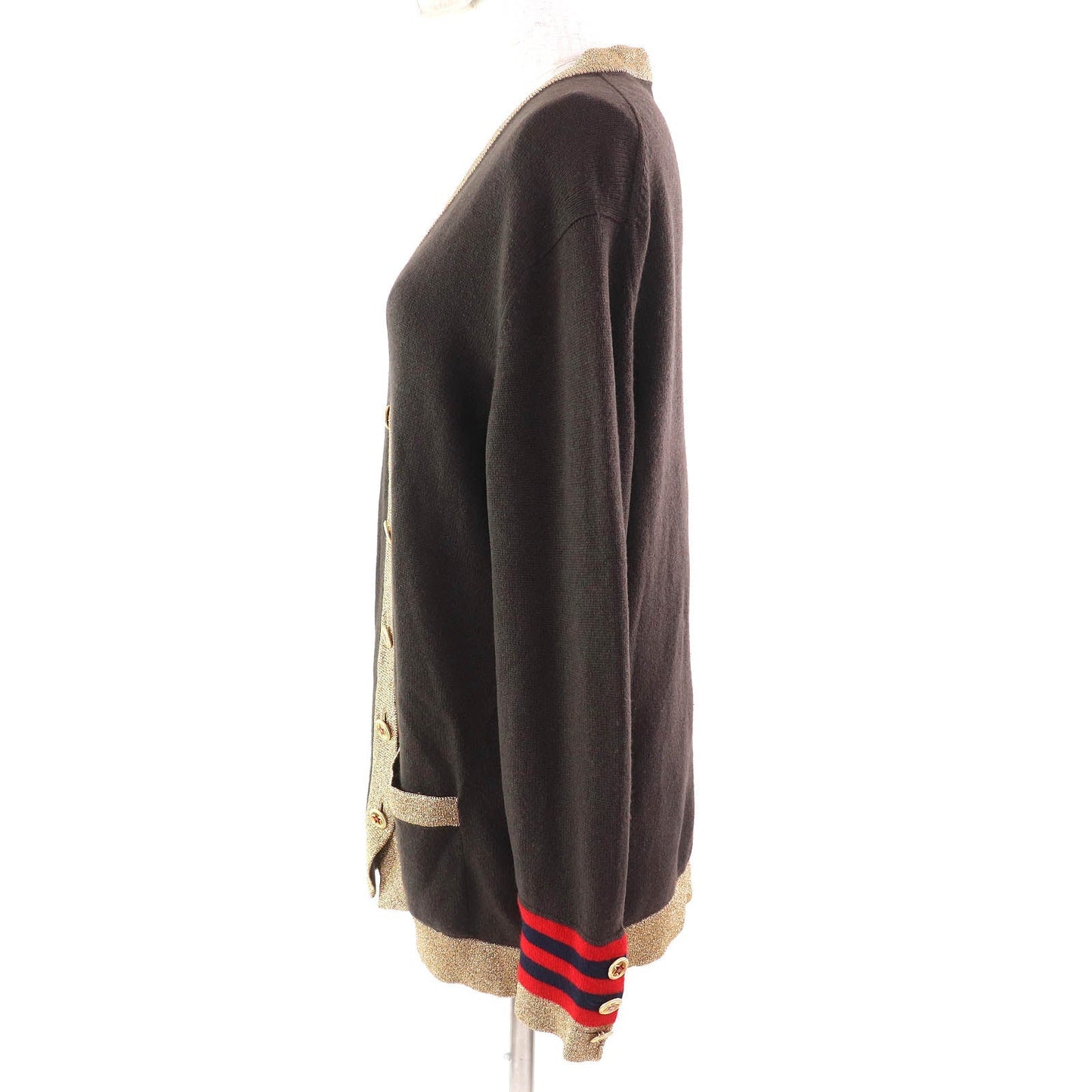 Chanel Coco Mark Star Button Cashmere Cardigan Bag
