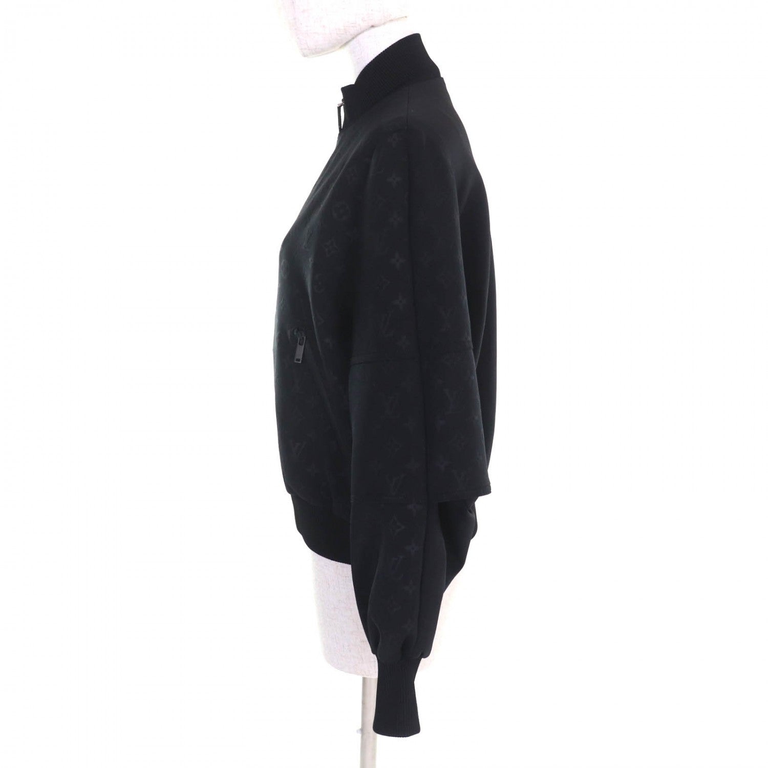 Louis Vuitton Blouson 40 Nylon Black Handbag