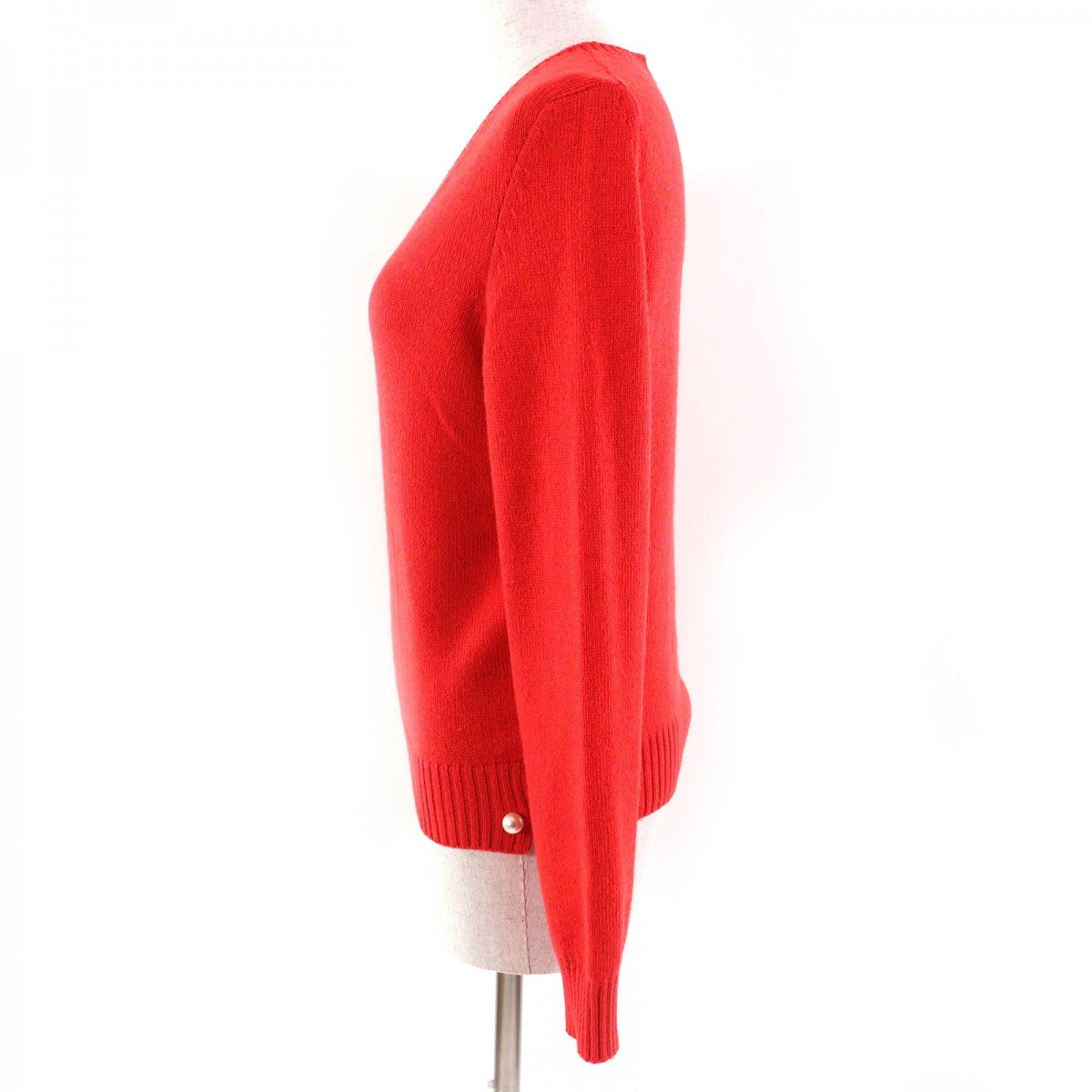 Chanel knit cashmere 38 Red Handbag