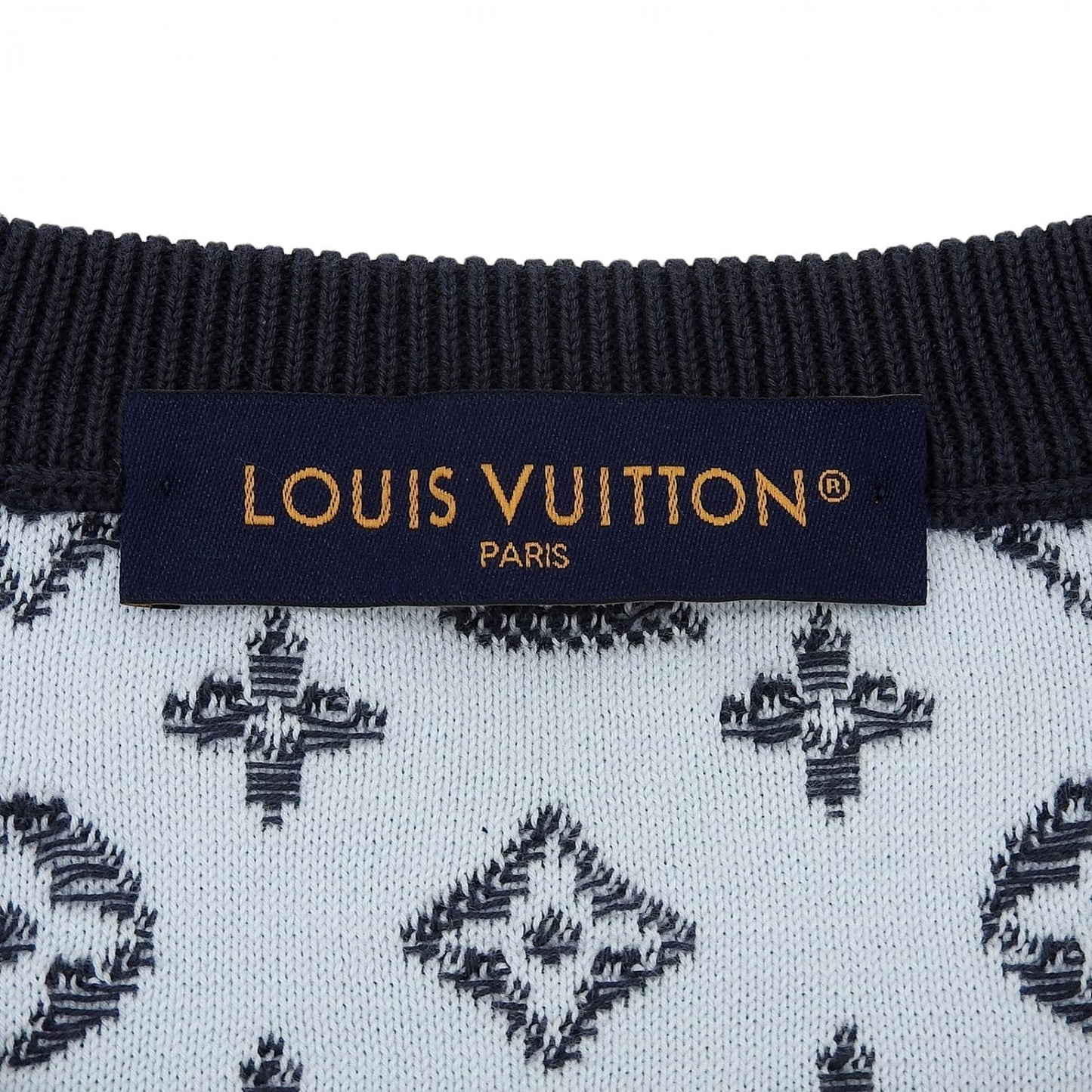 Louis Vuitton knit Gradient XL Monogram Cotton Gray Handbag