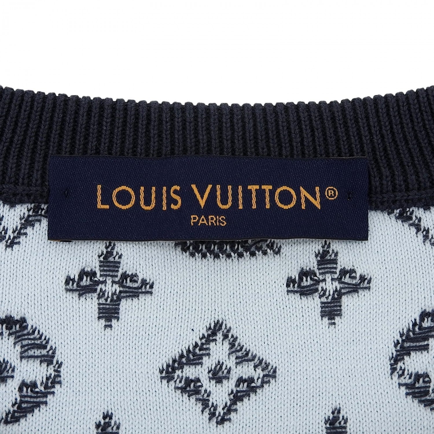 Louis Vuitton knit Gradient XL Monogram Cotton Gray Handbag