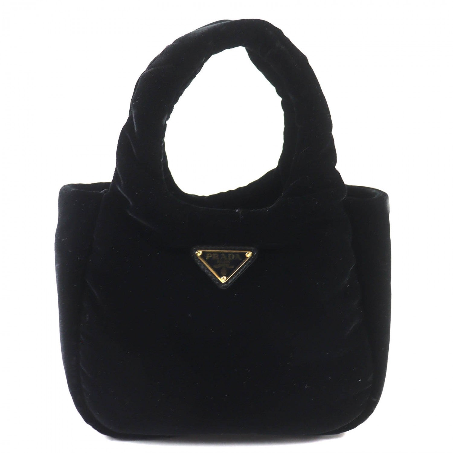 Shoulder Bag Velvet Black