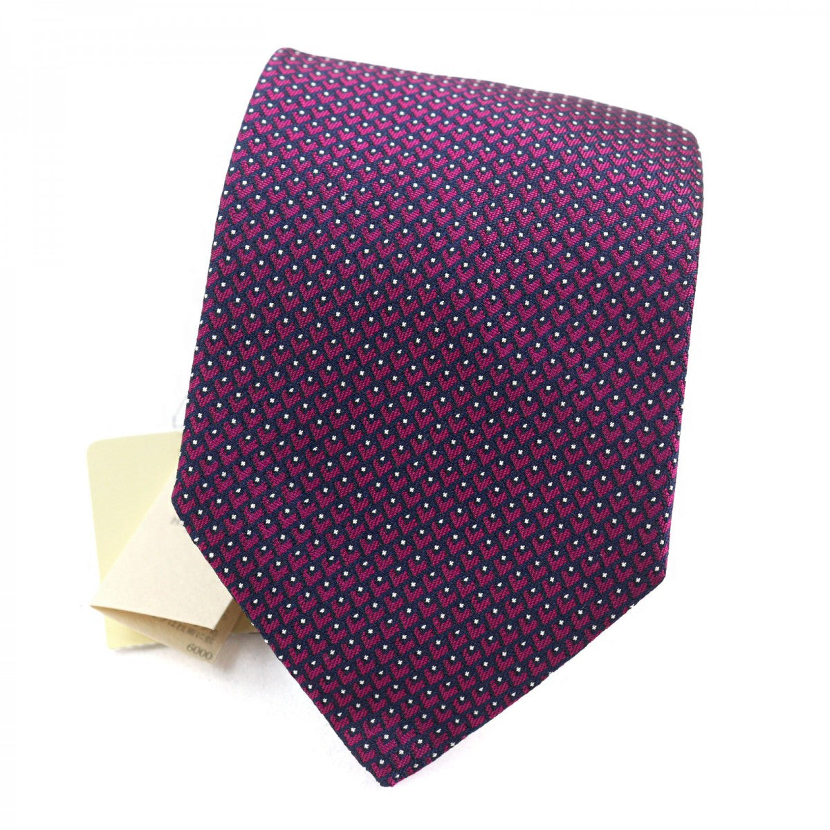 Tie Silk Purple Handbag Travel Bag