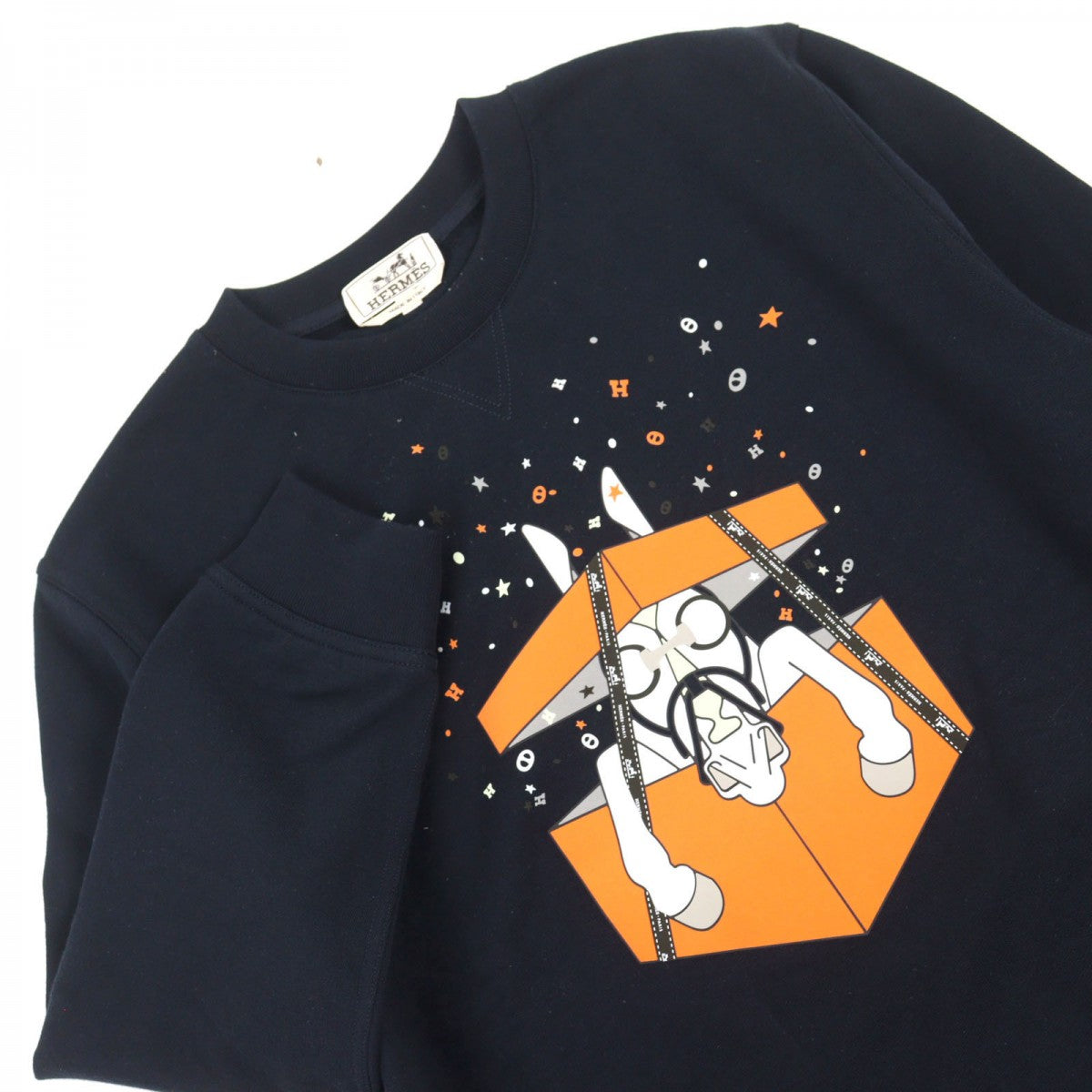 Sweat Cotton Navy Type Boite Surprise M Travel Bag