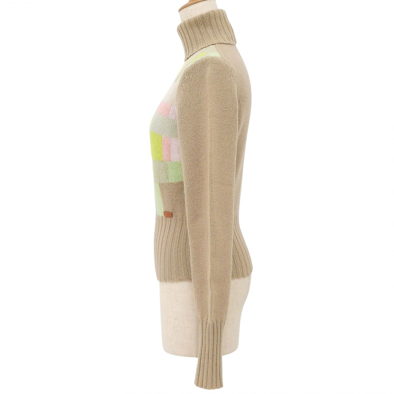 Chanel knit 00A cashmere multi 36 Beige Handbag