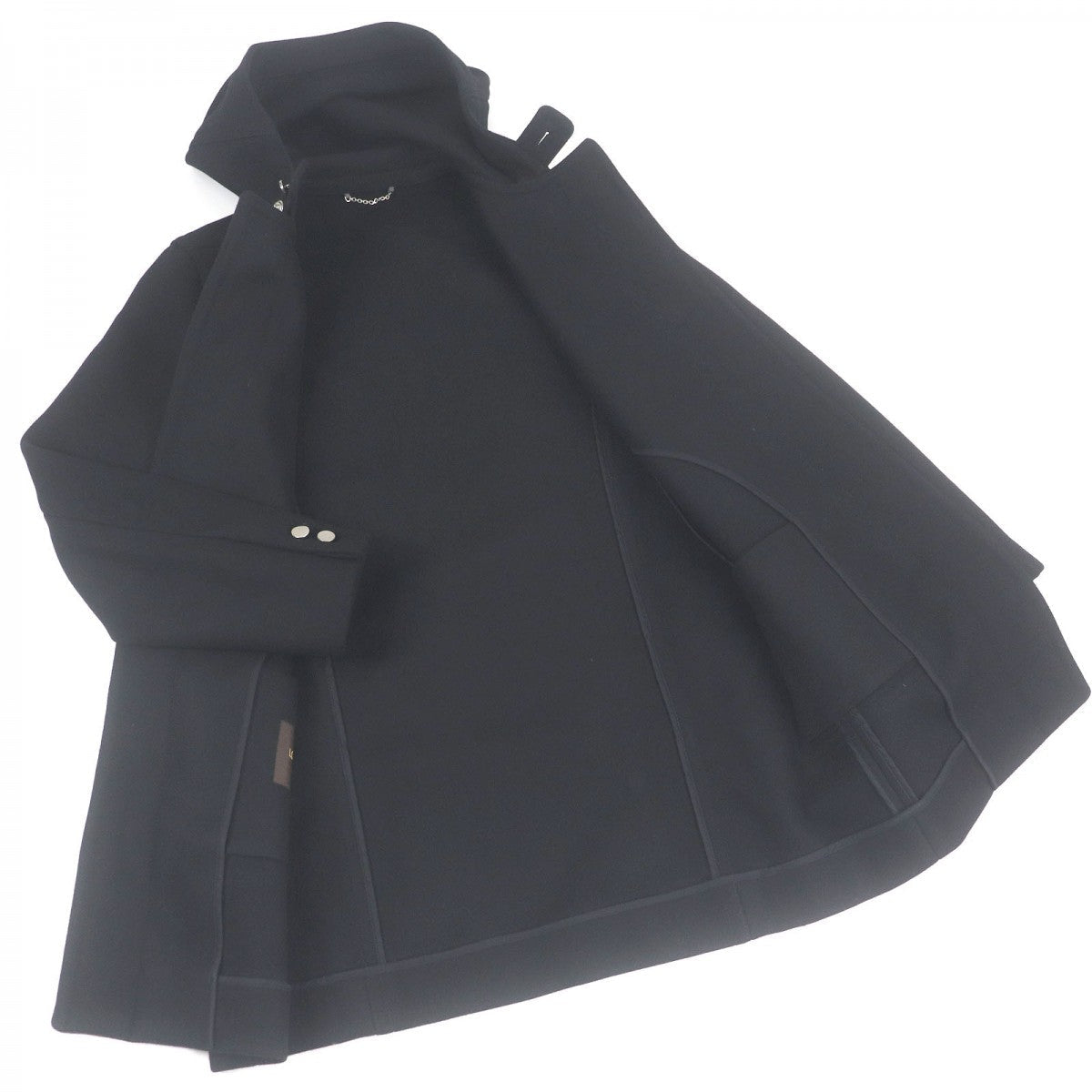 Louis Vuitton Duffel coat 54 Wool Black Apparel