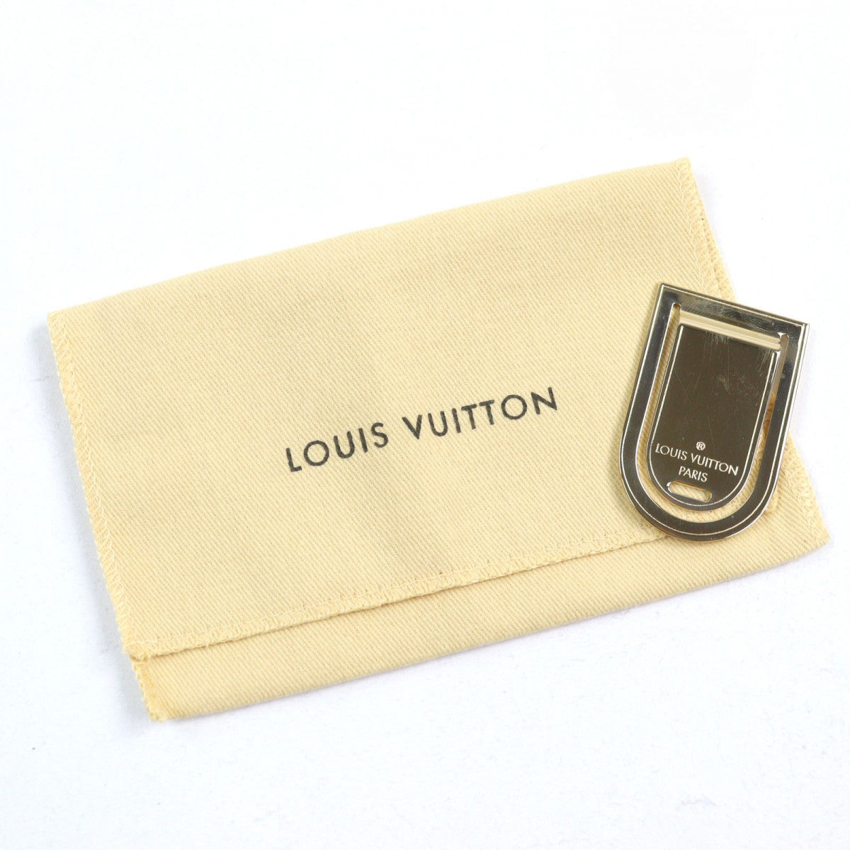 Louis Vuitton Money clip M65068 Gold Apparel