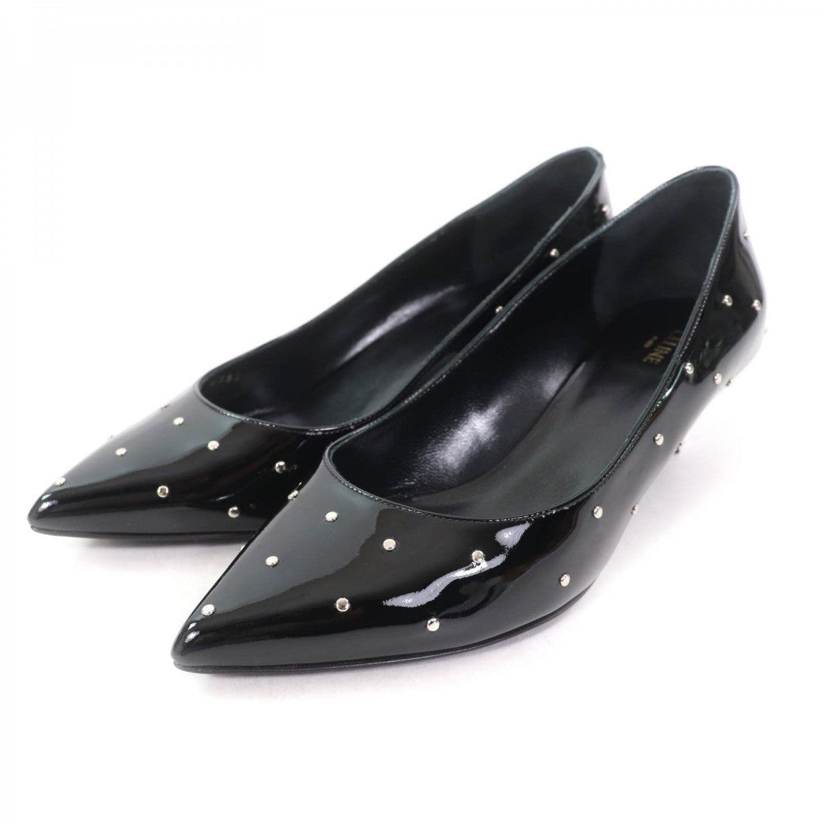 Pumps Patent . Handbag Leather Black Shoes
