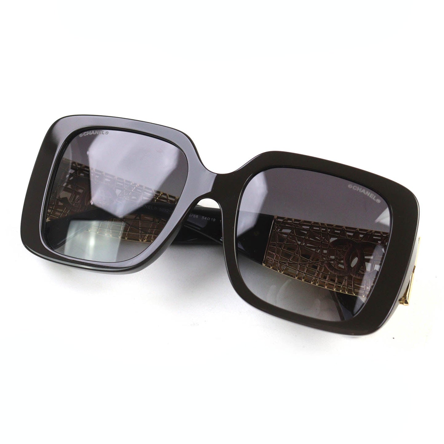 Chanel Coco Mark Square Shape Eyewear Sunglasses Bag