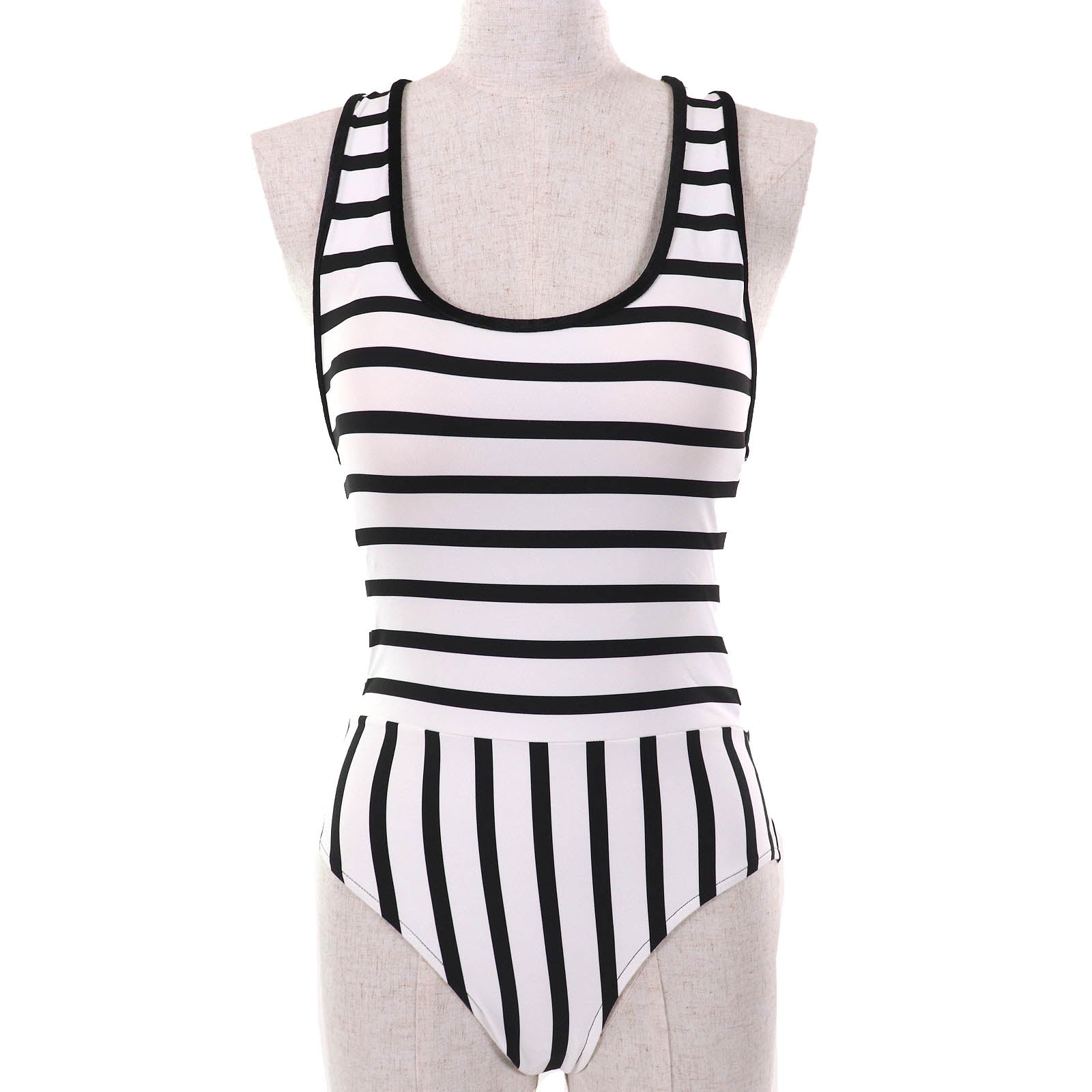 Chanel Coco Mark Strap Pattern One Piece Swimwear Bag