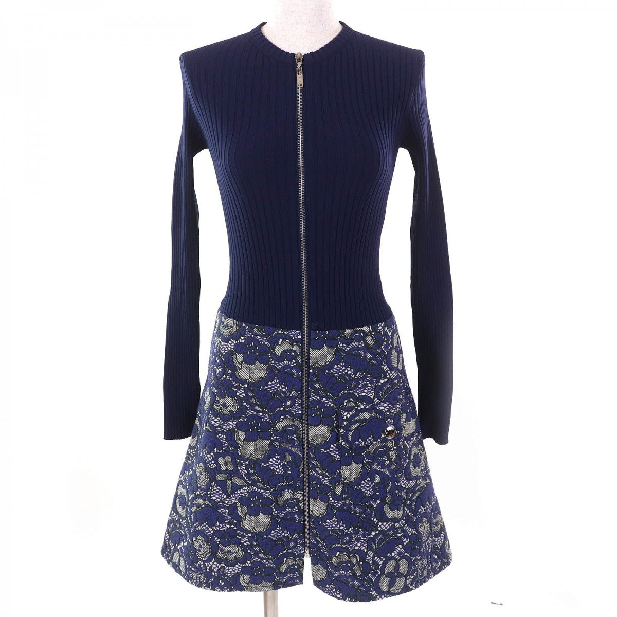 Louis Vuitton one piece XS Nylon Navy Handbag