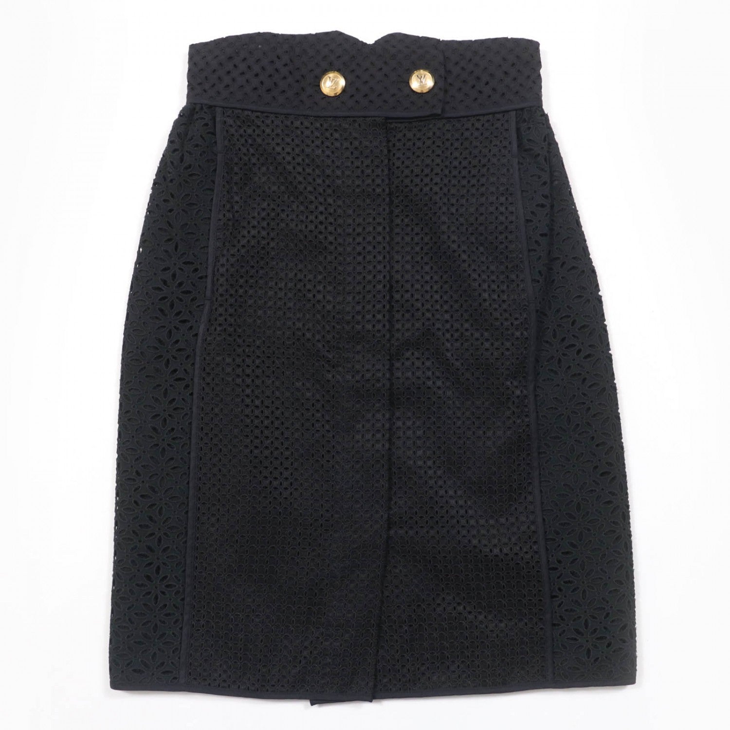 Louis Vuitton 36 Cotton Black Apparel