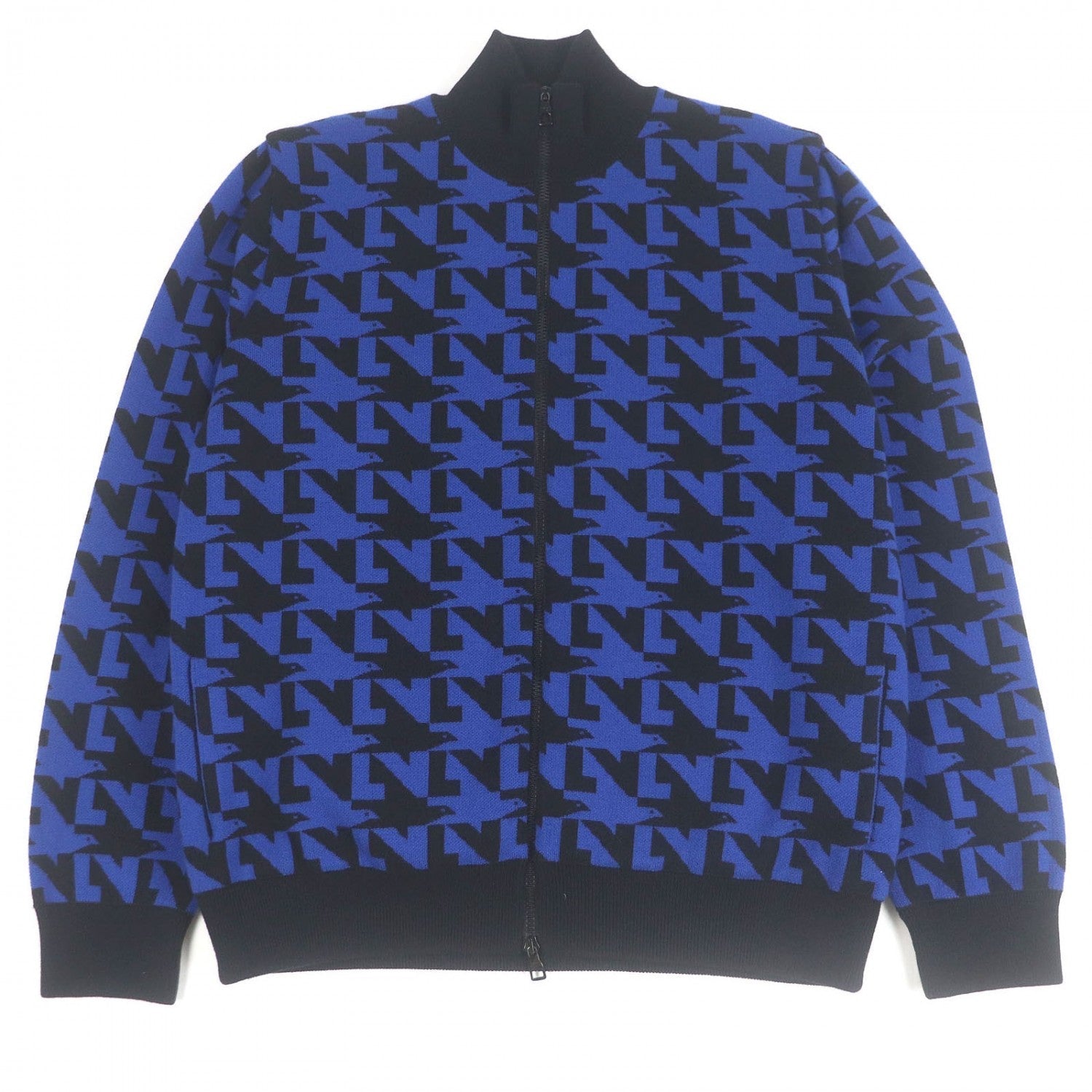 Louis Vuitton Blouson - XXL Wool Black Blue Apparel